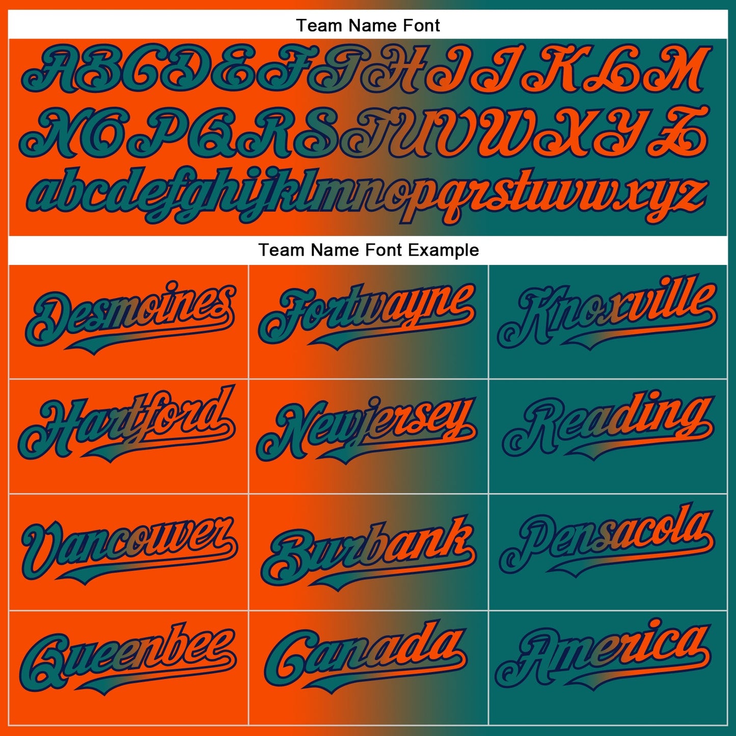 Custom Teal Orange-Navy Authentic Gradient Fashion Baseball Jersey - Sky-Custom