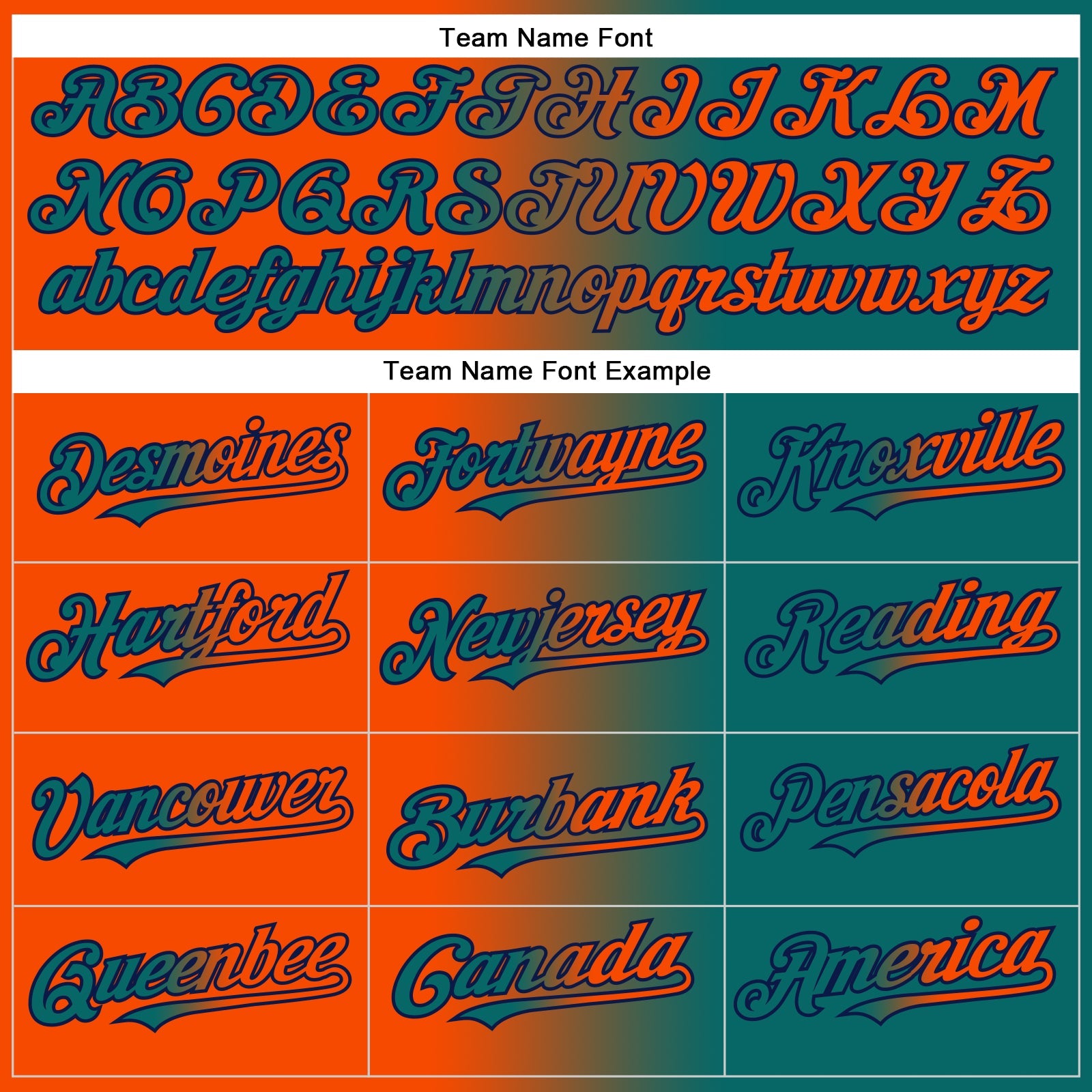 Custom Teal Orange-Navy Authentic Gradient Fashion Baseball Jersey - Sky-Custom
