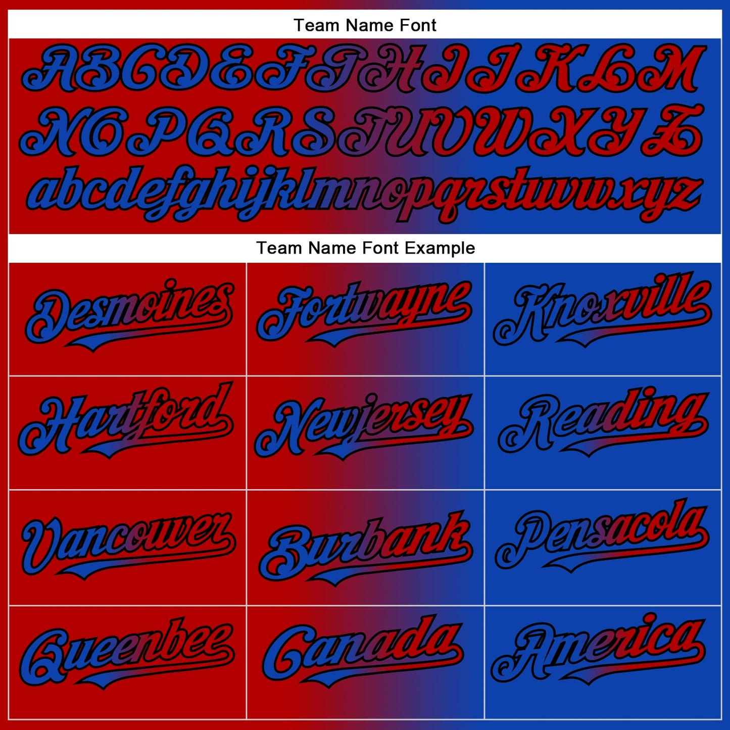 Custom Thunder Blue Red-Black Authentic Gradient Fashion Baseball Jersey - Sky-Custom