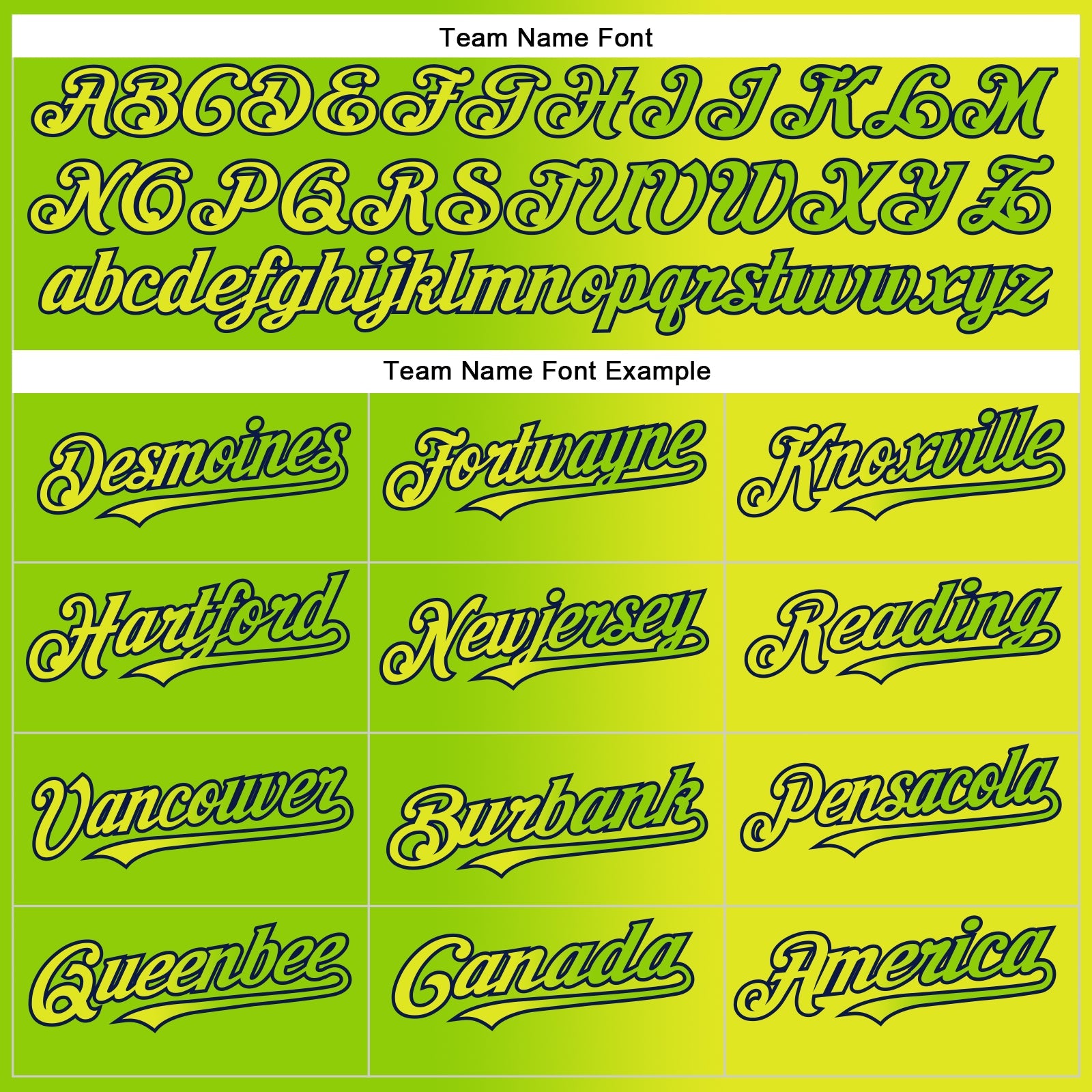 Custom Neon Yellow Neon Green-Navy Authentic Gradient Fashion Baseball Jersey - Sky-Custom