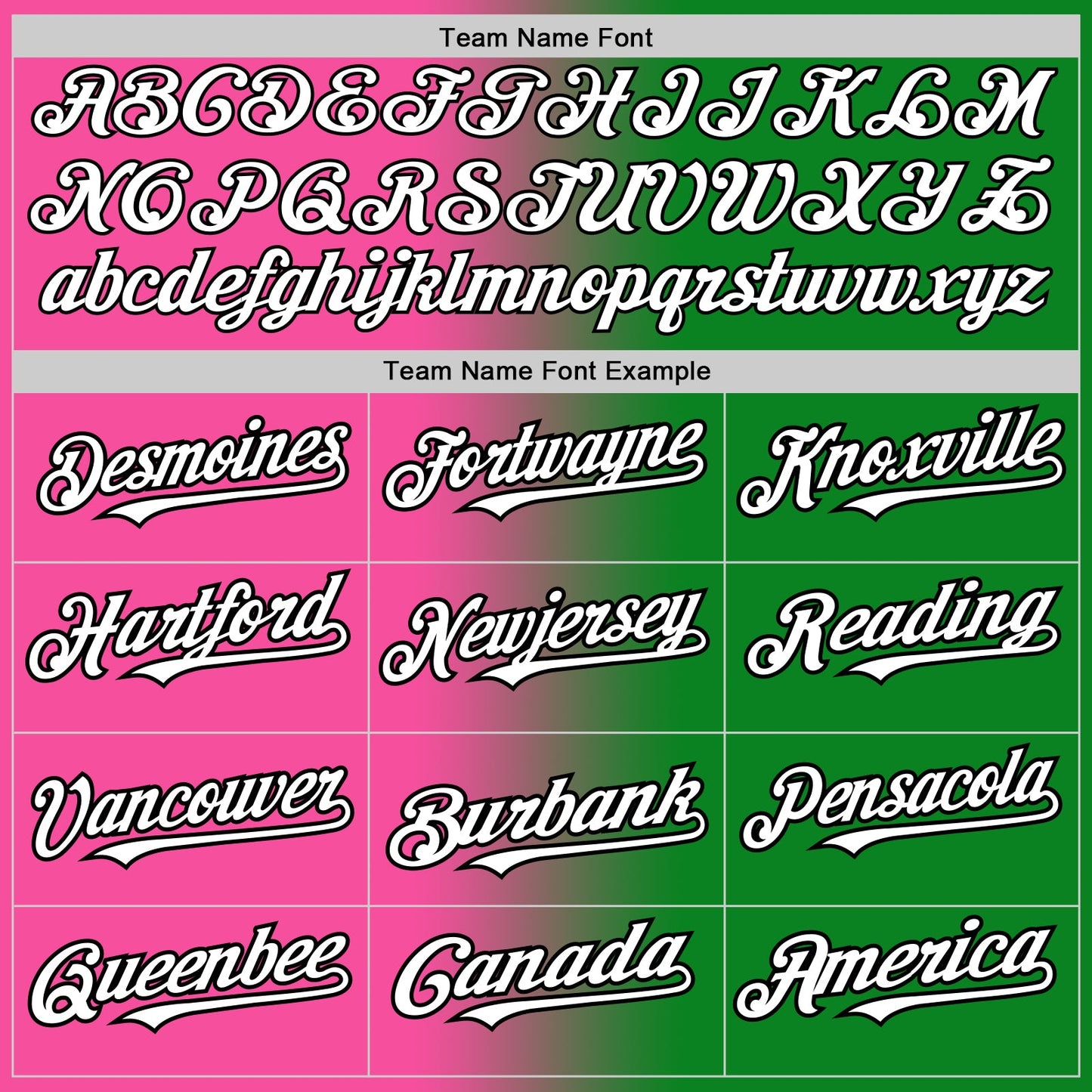 Custom Grass Green White Pink-Black Authentic Gradient Fashion Baseball Jersey - Sky-Custom