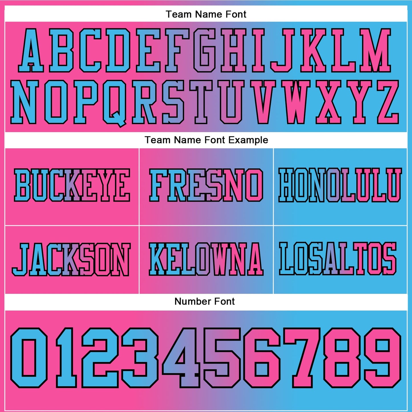 Custom Sky Blue Pink-Black Mesh Authentic Gradient Fashion Football Jersey - Sky-Custom