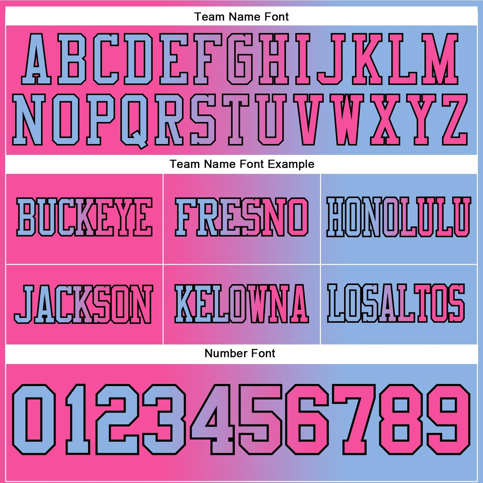 Custom Light Blue Pink-Black Mesh Authentic Gradient Fashion Football Jersey - Sky-Custom