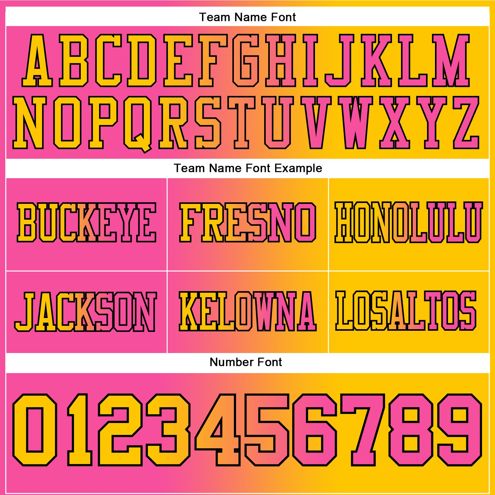 Custom Yellow Pink-Black Mesh Authentic Gradient Fashion Football Jersey - Sky-Custom