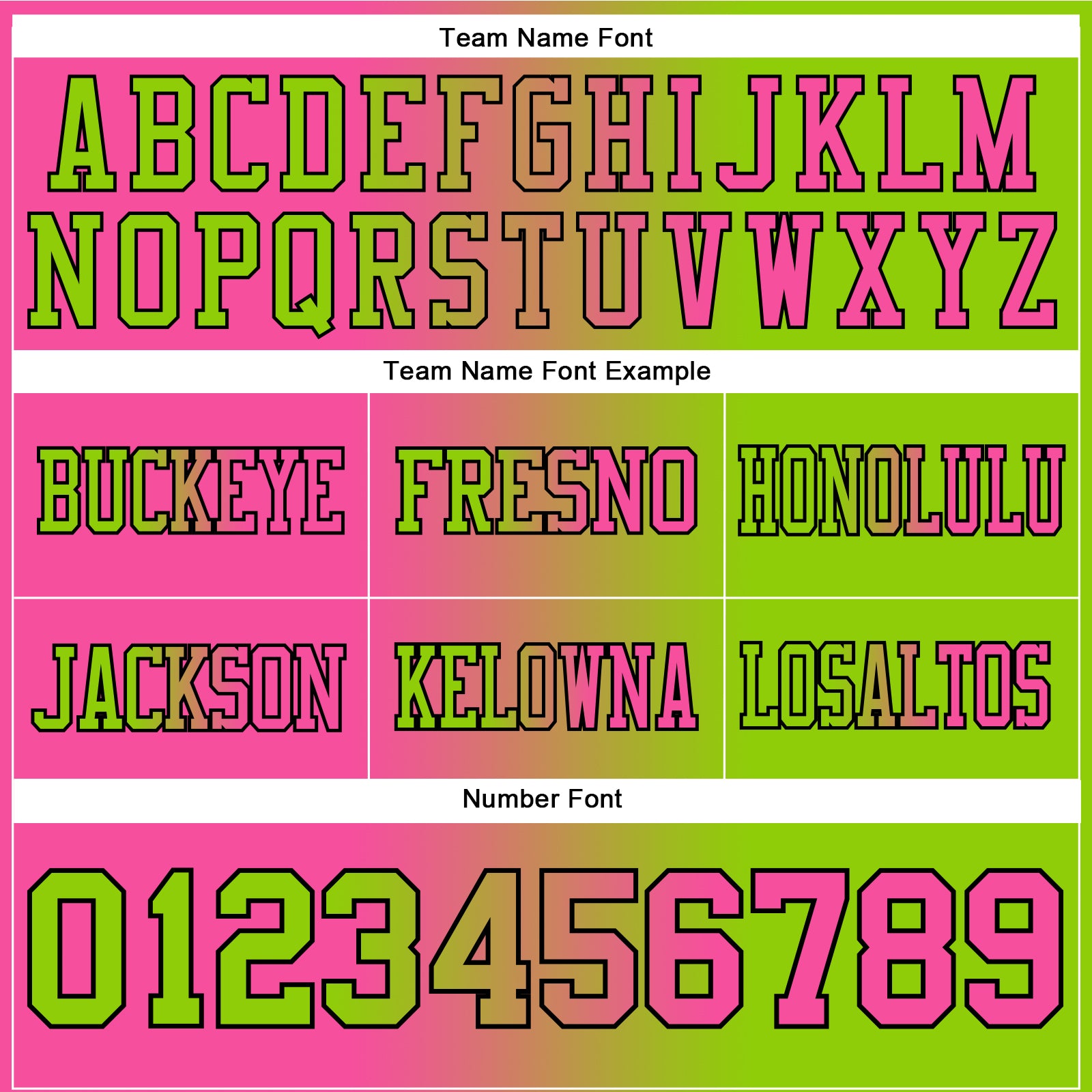 Custom Neon Green Pink-Black Mesh Authentic Gradient Fashion Football Jersey - Sky-Custom