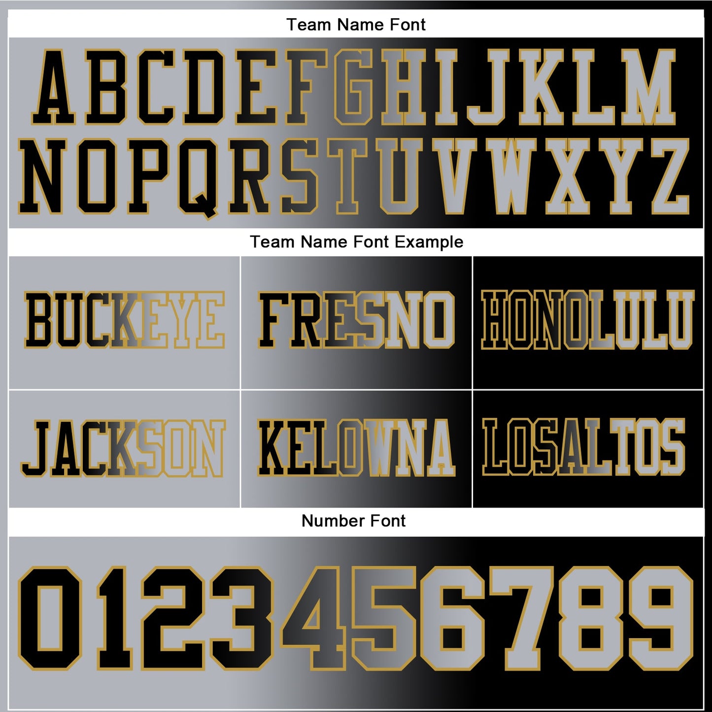 Custom Black Gray-Old Gold Mesh Authentic Gradient Fashion Football Jersey - Sky-Custom