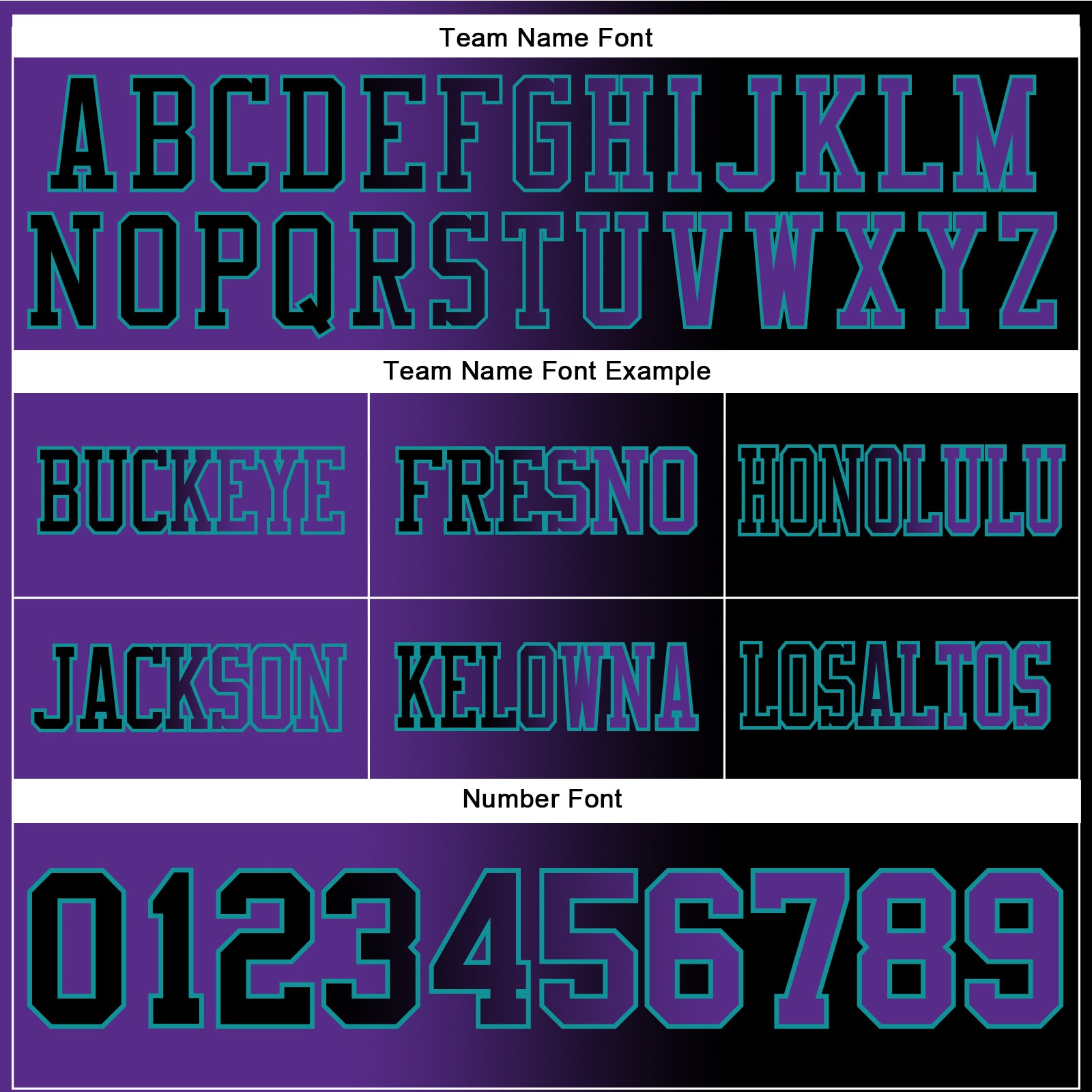 Custom Black Purple-Teal Mesh Authentic Gradient Fashion Football Jersey - Sky-Custom