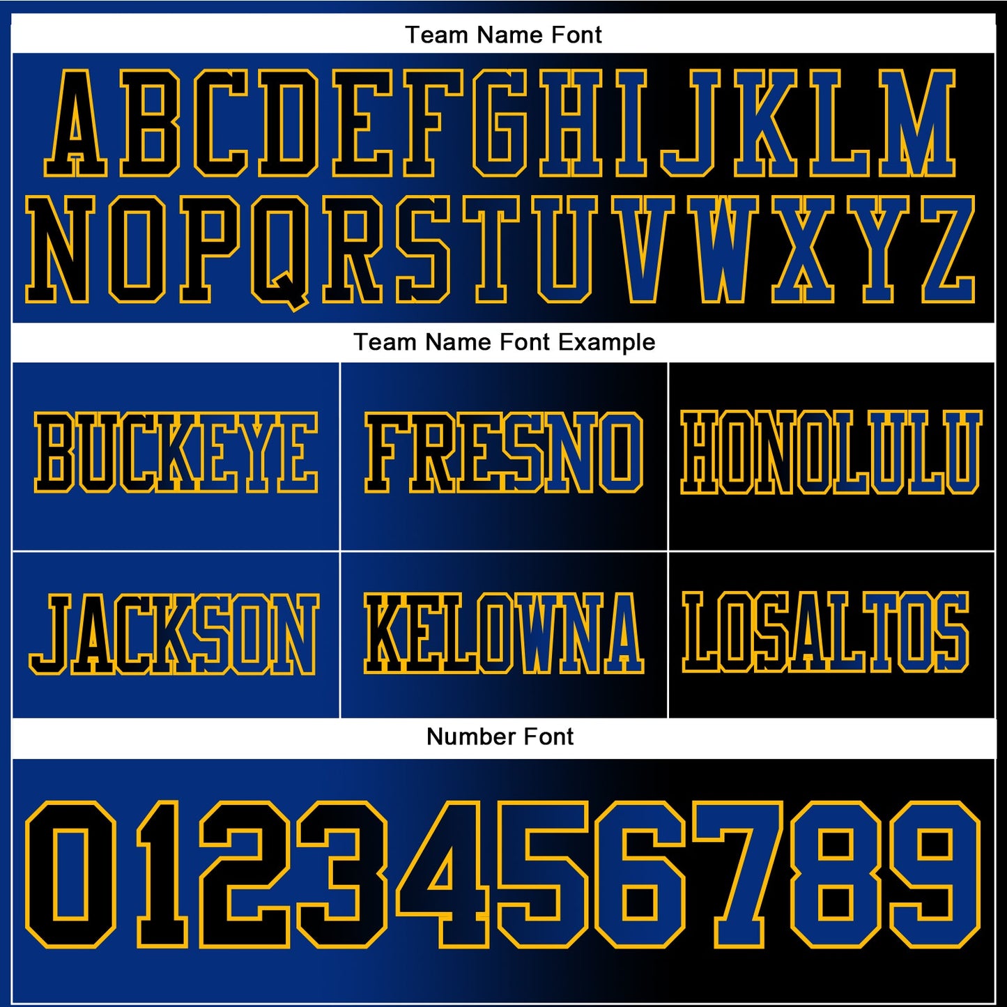 Custom Black Royal-Gold Mesh Authentic Gradient Fashion Football Jersey - Sky-Custom