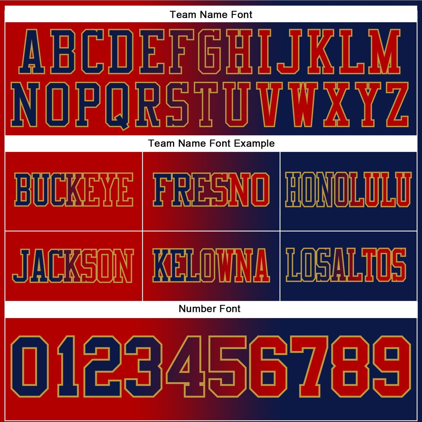 Custom Navy Red-Old Gold Mesh Authentic Gradient Fashion Football Jersey - Sky-Custom