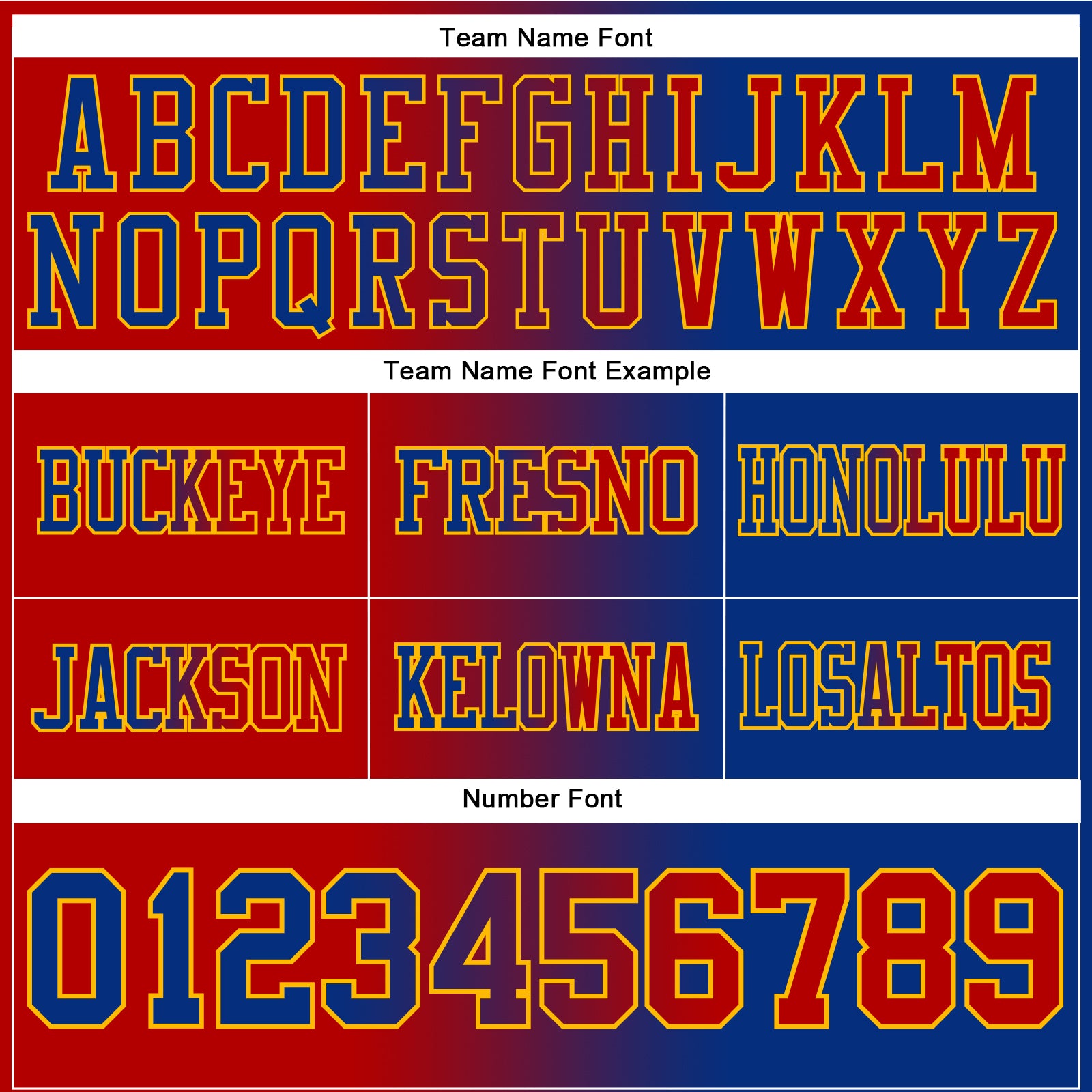 Custom Royal Red-Gold Mesh Authentic Gradient Fashion Football Jersey - Sky-Custom