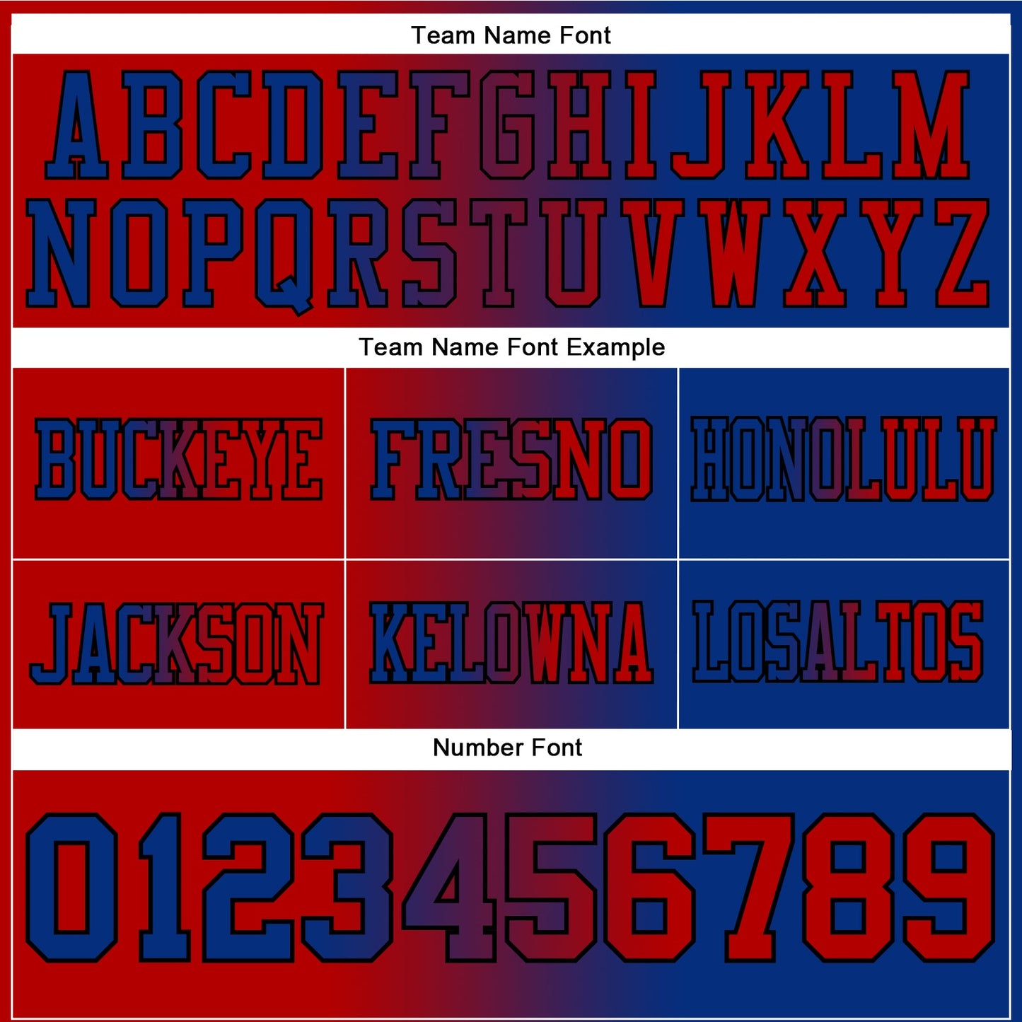 Custom Royal Red-Black Mesh Authentic Gradient Fashion Football Jersey - Sky-Custom