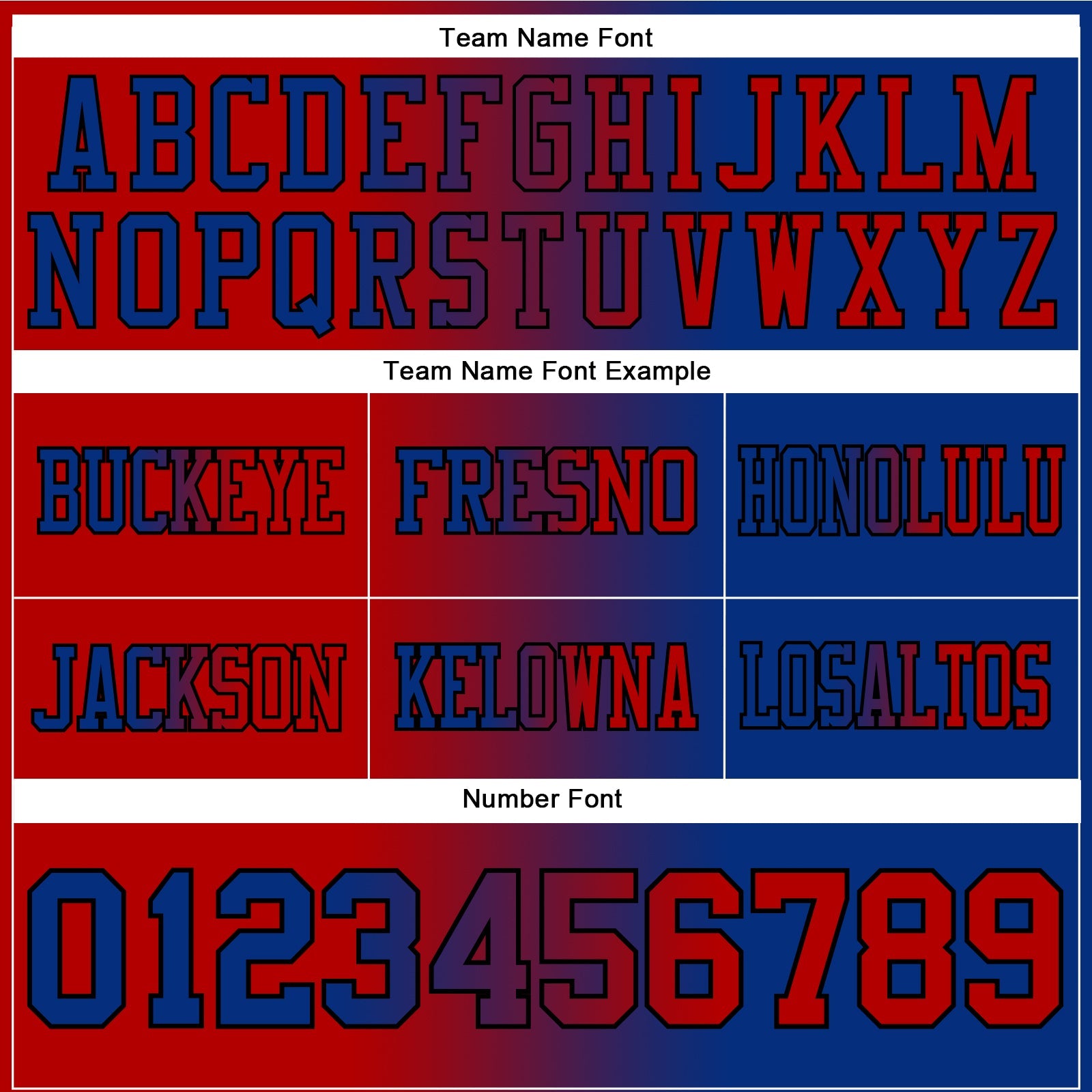 Custom Royal Red-Black Mesh Authentic Gradient Fashion Football Jersey - Sky-Custom