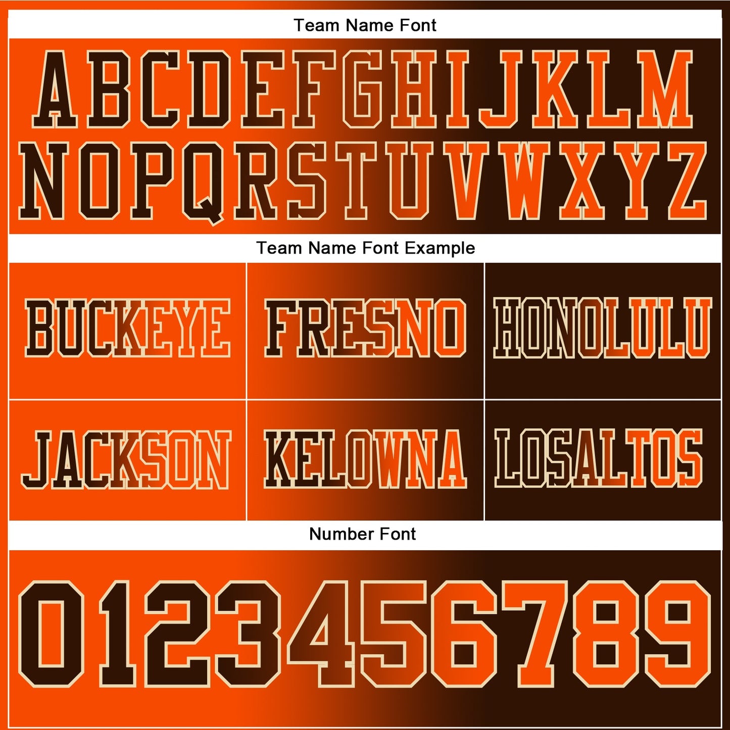 Custom Brown Orange-Cream Mesh Authentic Gradient Fashion Football Jersey - Sky-Custom