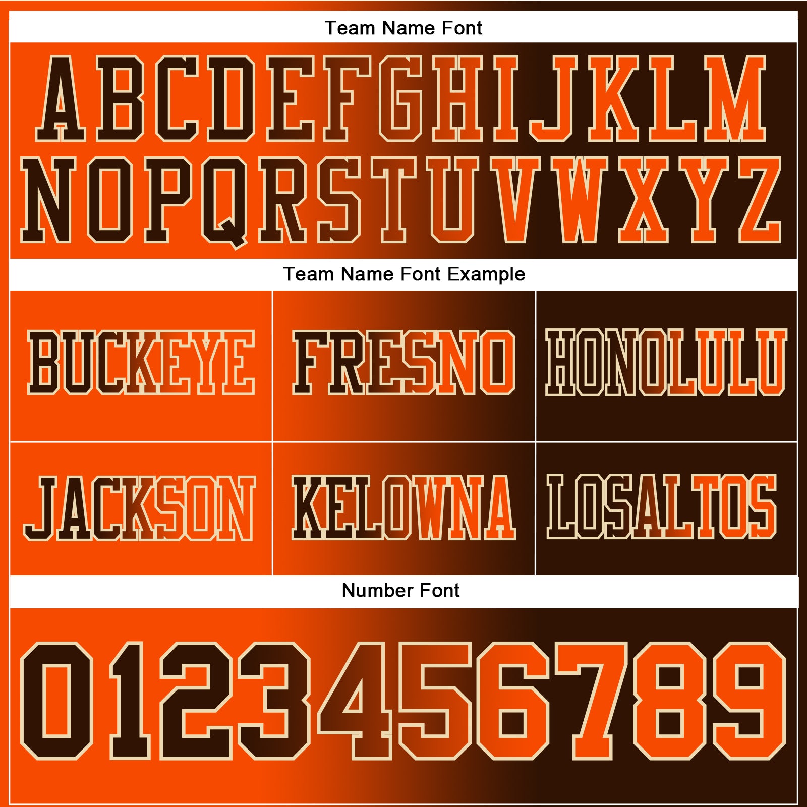 Custom Brown Orange-Cream Mesh Authentic Gradient Fashion Football Jersey - Sky-Custom