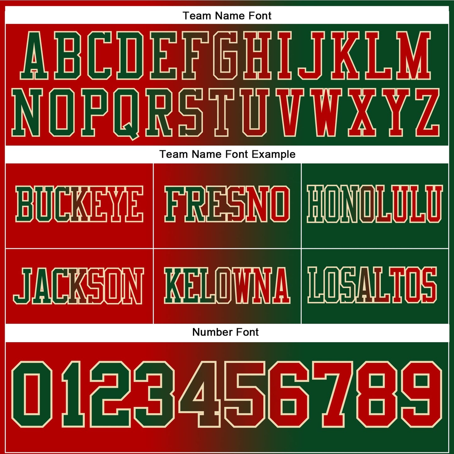 Custom Green Red-Cream Mesh Authentic Gradient Fashion Football Jersey - Sky-Custom