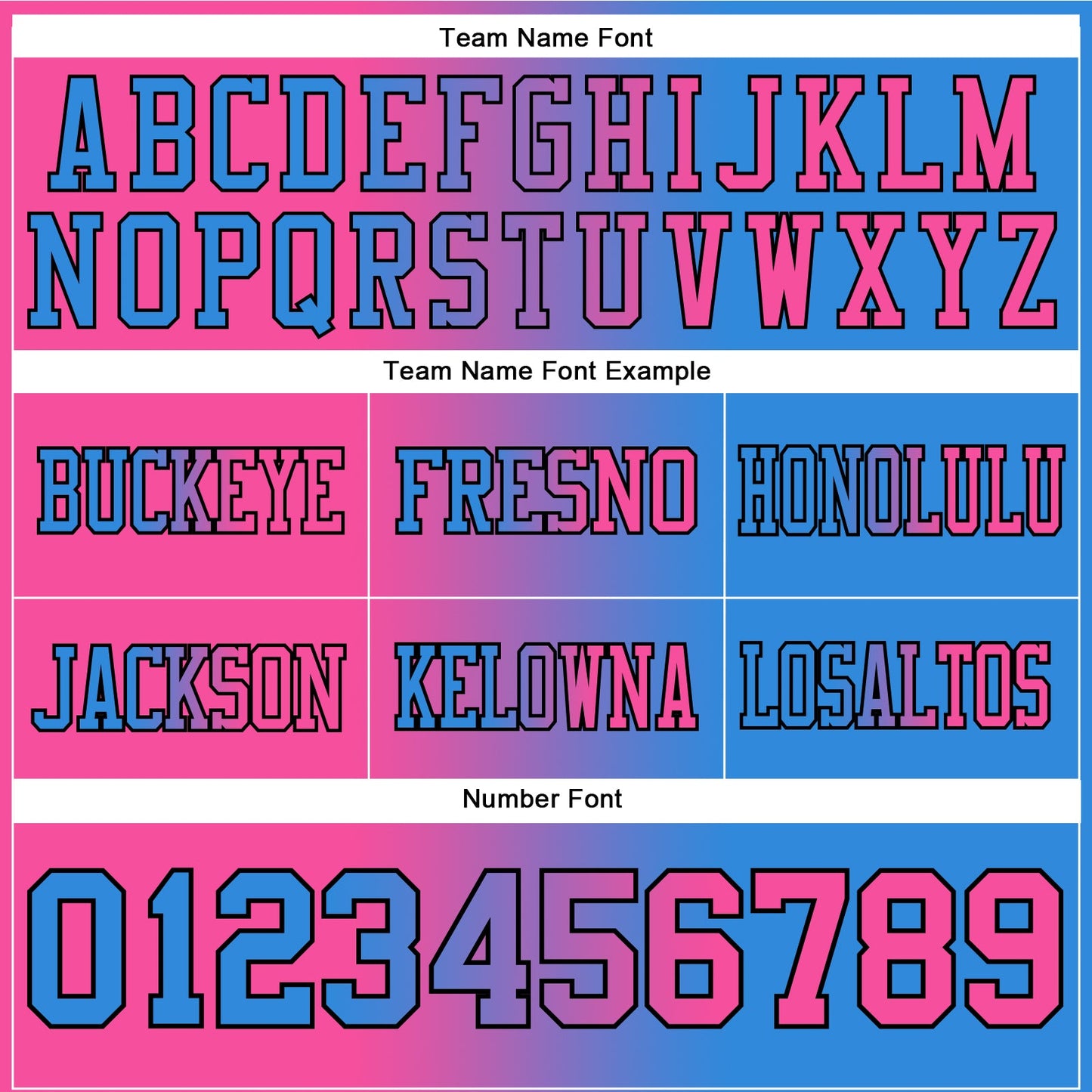 Custom Powder Blue Pink-Black Mesh Authentic Gradient Fashion Football Jersey - Sky-Custom