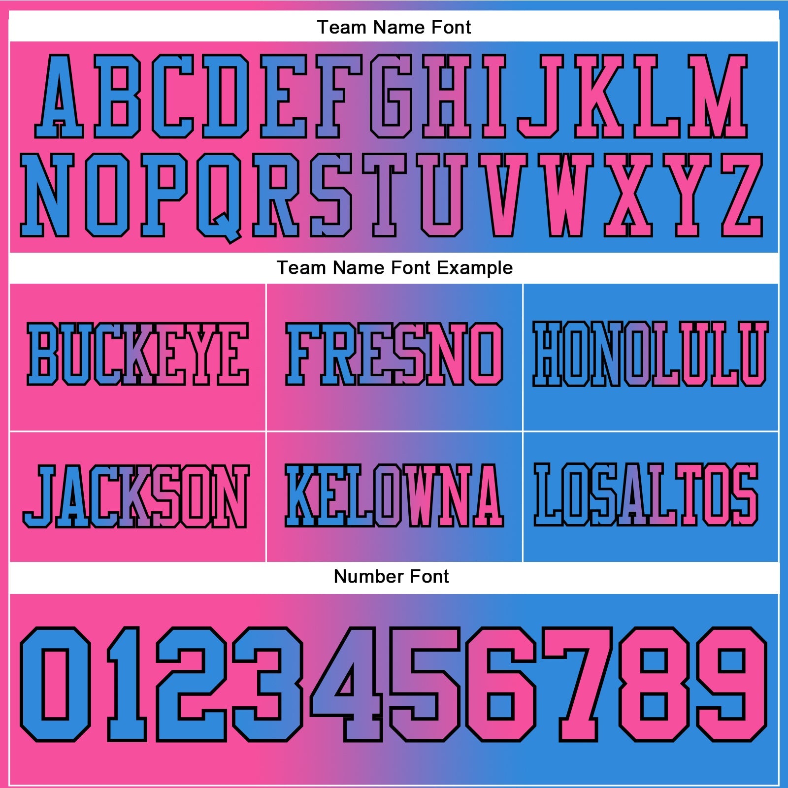 Custom Powder Blue Pink-Black Mesh Authentic Gradient Fashion Football Jersey - Sky-Custom