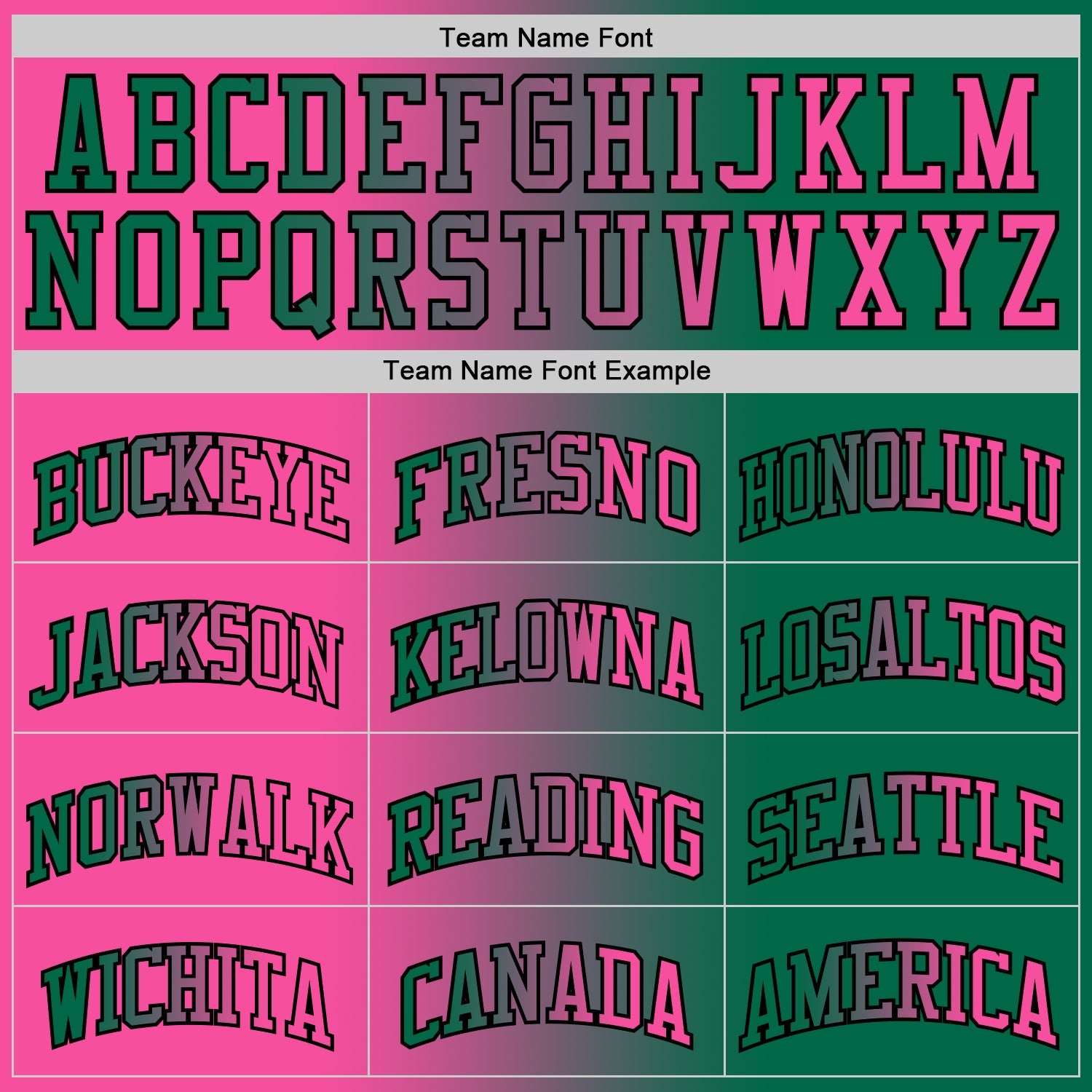 Custom Kelly Green Pink-Black Authentic Gradient Fashion Basketball Jersey - Sky-Custom