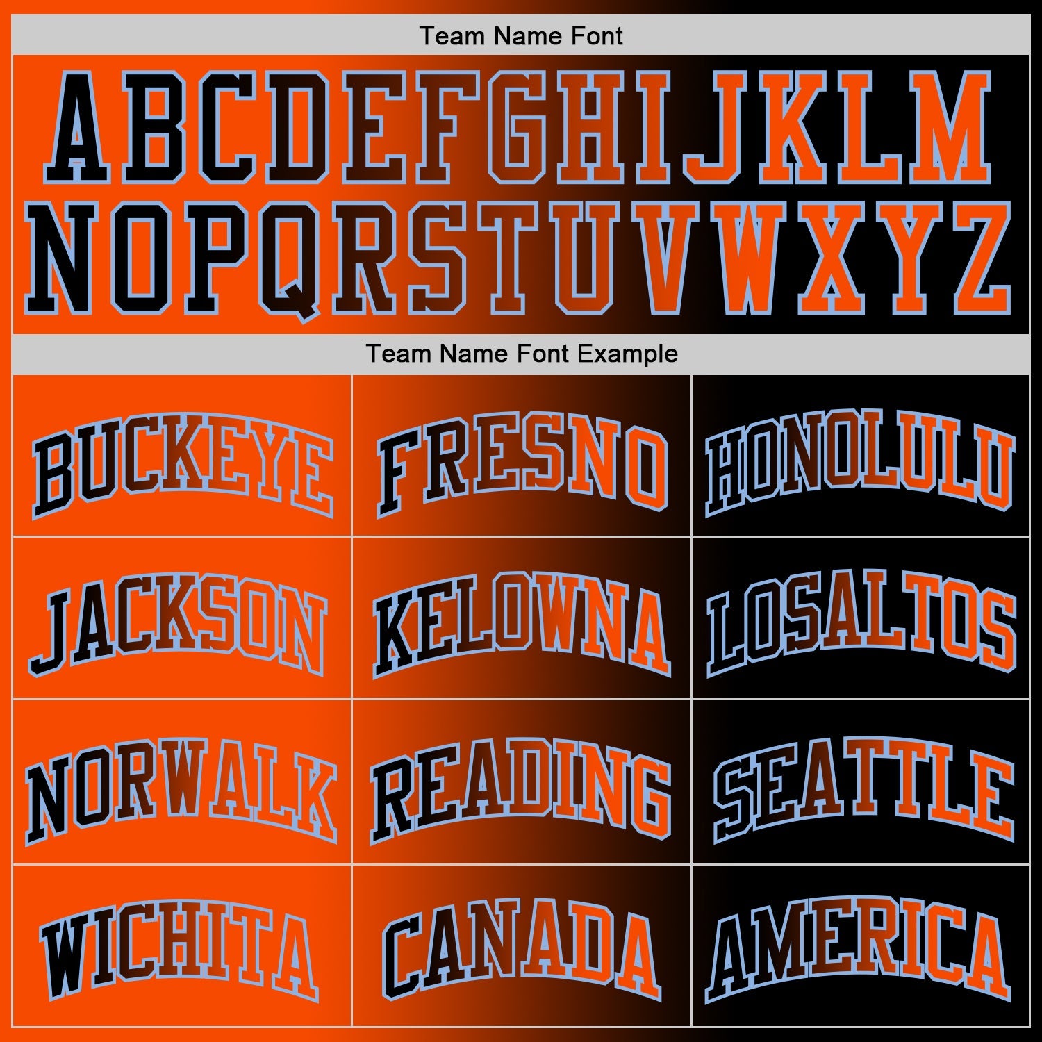 Custom Black Orange-Light Blue Authentic Gradient Fashion Basketball Jersey - Sky-Custom