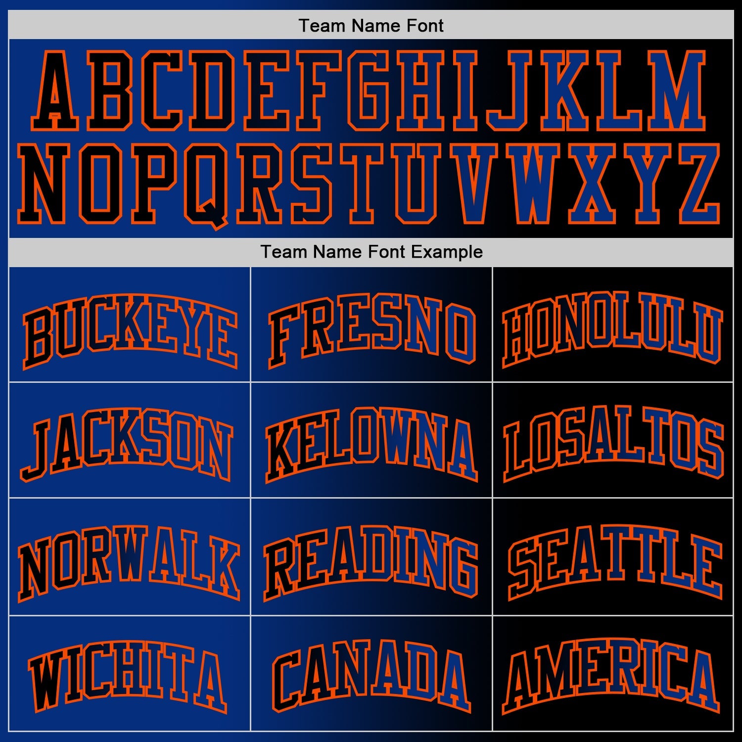 Custom Black Royal-Orange Authentic Gradient Fashion Basketball Jersey - Sky-Custom