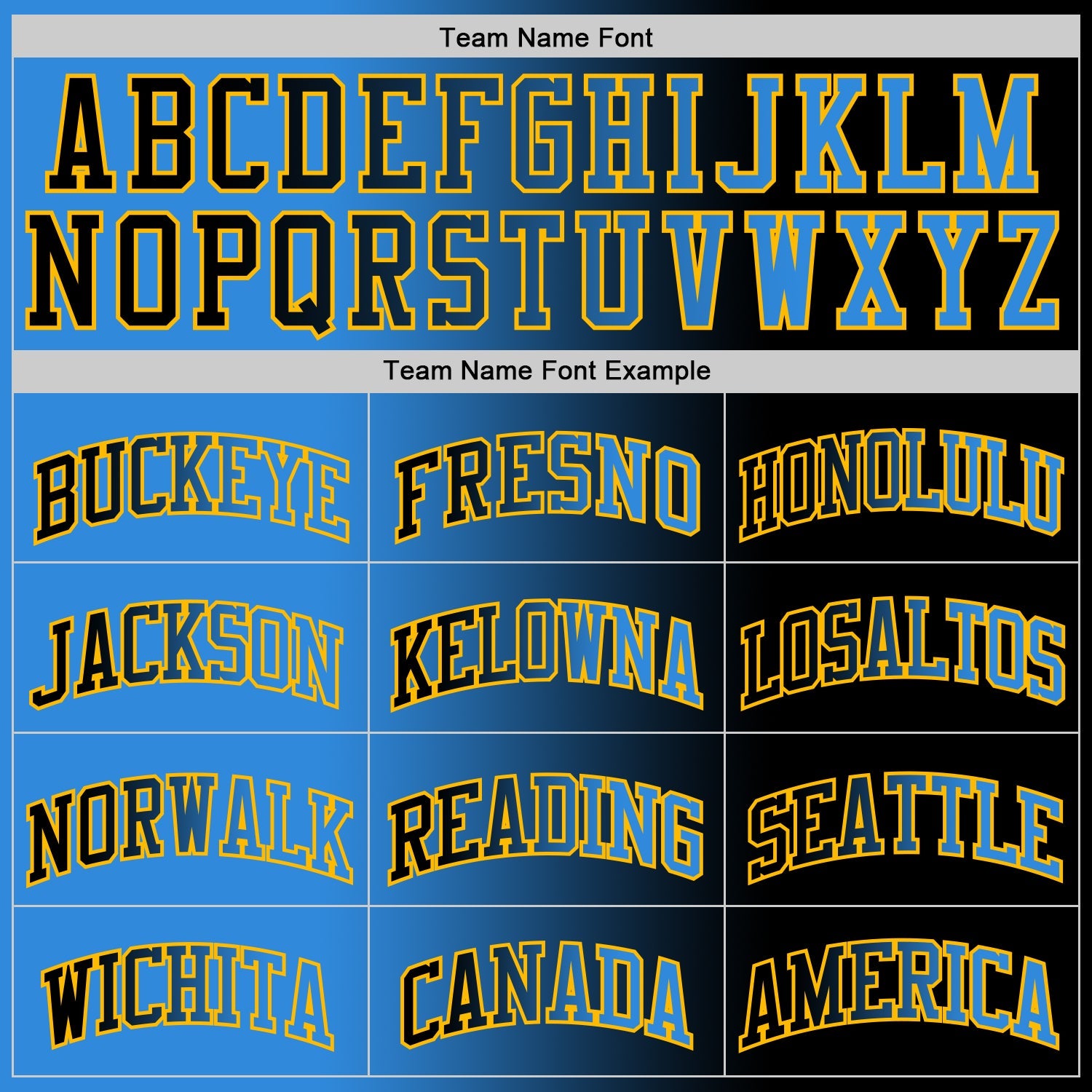 Custom Black Powder Blue-Gold Authentic Gradient Fashion Basketball Jersey - Sky-Custom