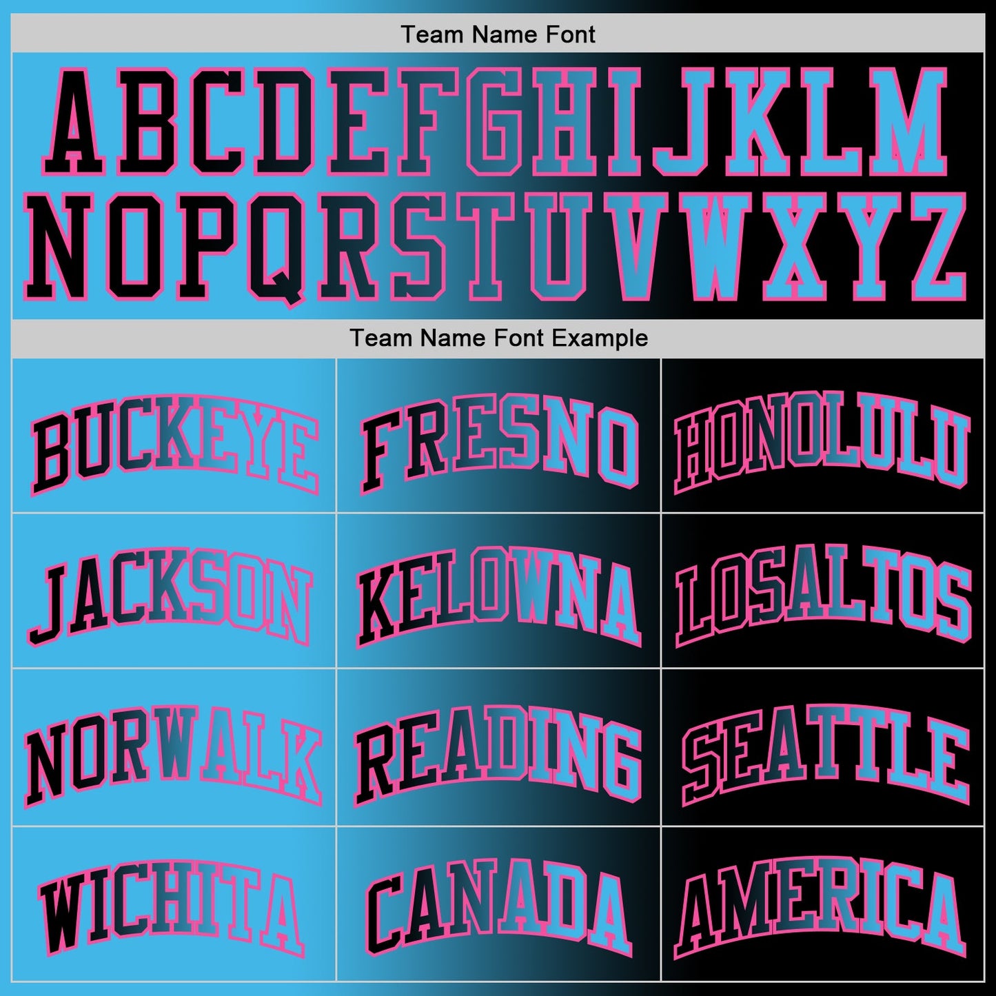 Custom Black Sky Blue-Pink Authentic Gradient Fashion Basketball Jersey - Sky-Custom