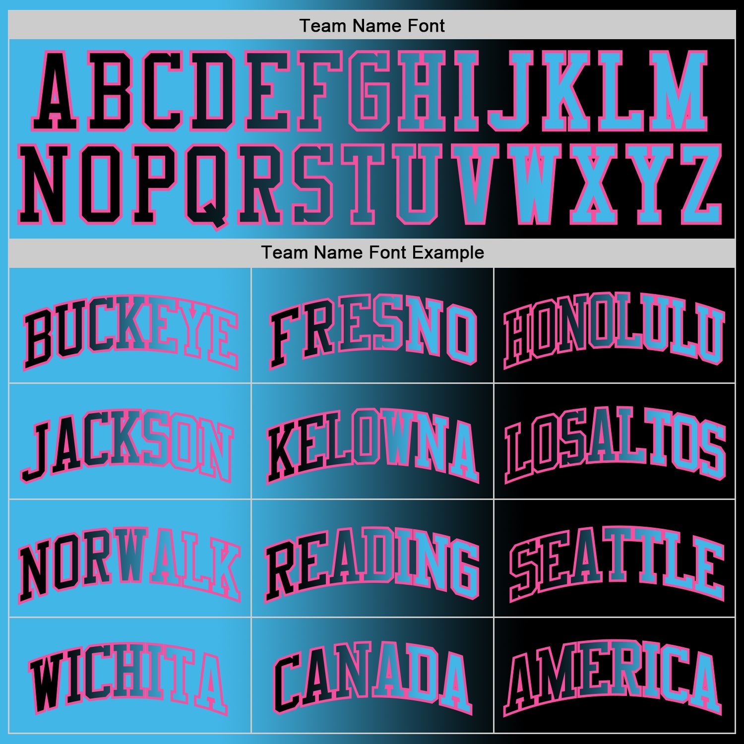 Custom Black Sky Blue-Pink Authentic Gradient Fashion Basketball Jersey - Sky-Custom