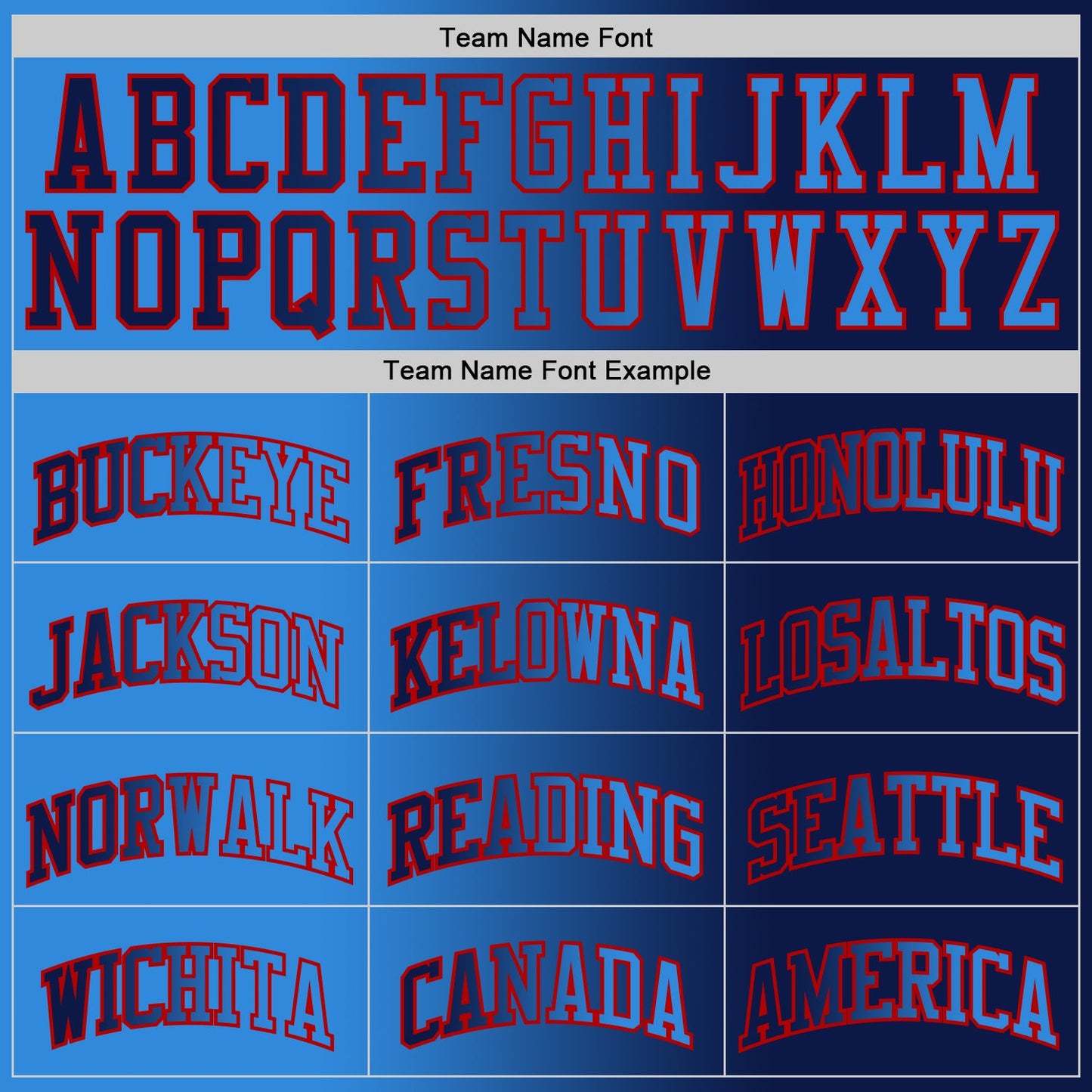 Custom Navy Powder Blue-Red Authentic Gradient Fashion Basketball Jersey - Sky-Custom