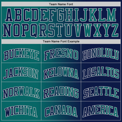 Custom Navy Teal-Gray Authentic Gradient Fashion Basketball Jersey - Sky-Custom