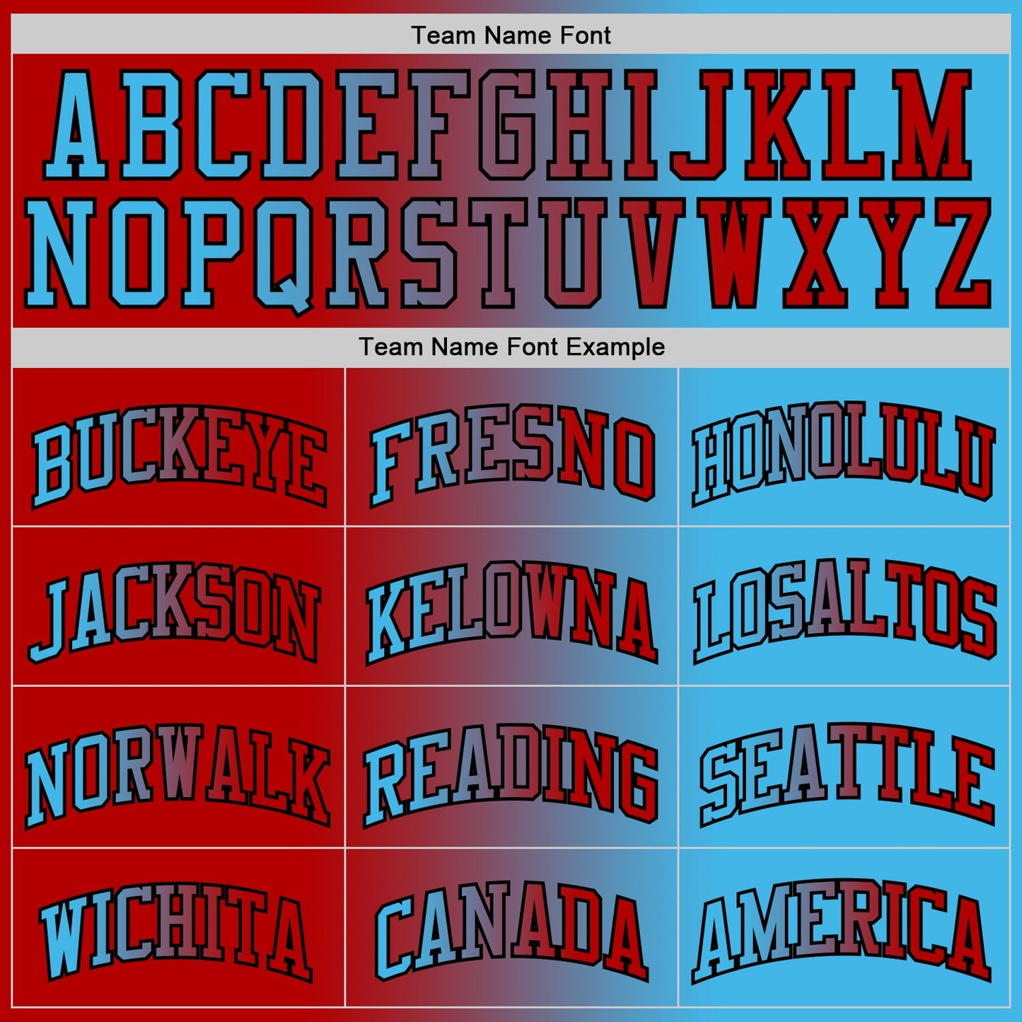 Custom Sky Blue Red-Black Authentic Gradient Fashion Basketball Jersey - Sky-Custom