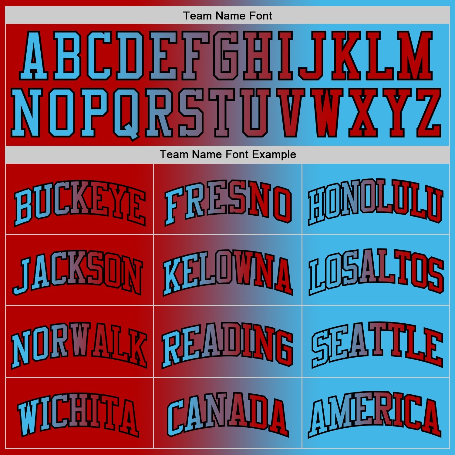 Custom Sky Blue Red-Black Authentic Gradient Fashion Basketball Jersey - Sky-Custom
