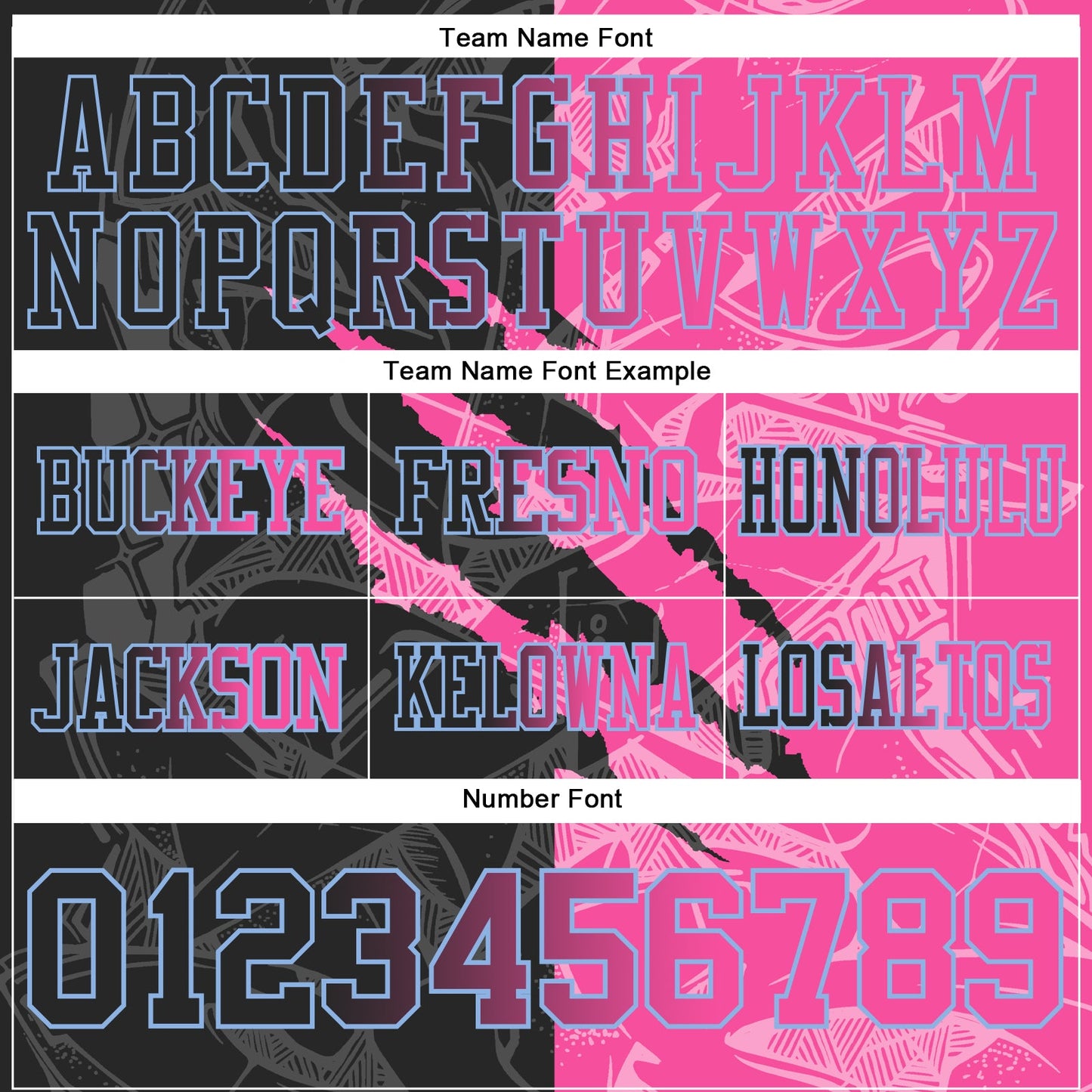 Custom Black Pink-Light Blue Mesh Authentic Gradient Fashion Scratch Football Jersey - Sky-Custom