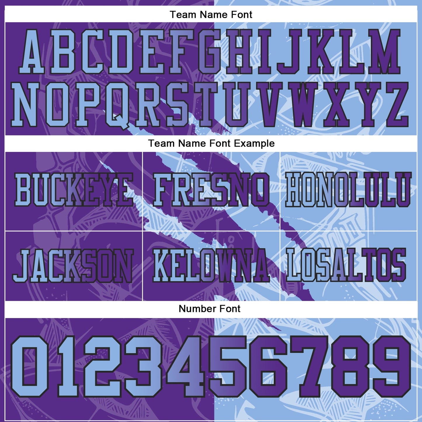 Custom Purple Light Blue-Black Mesh Authentic Gradient Fashion Scratch Football Jersey - Sky-Custom