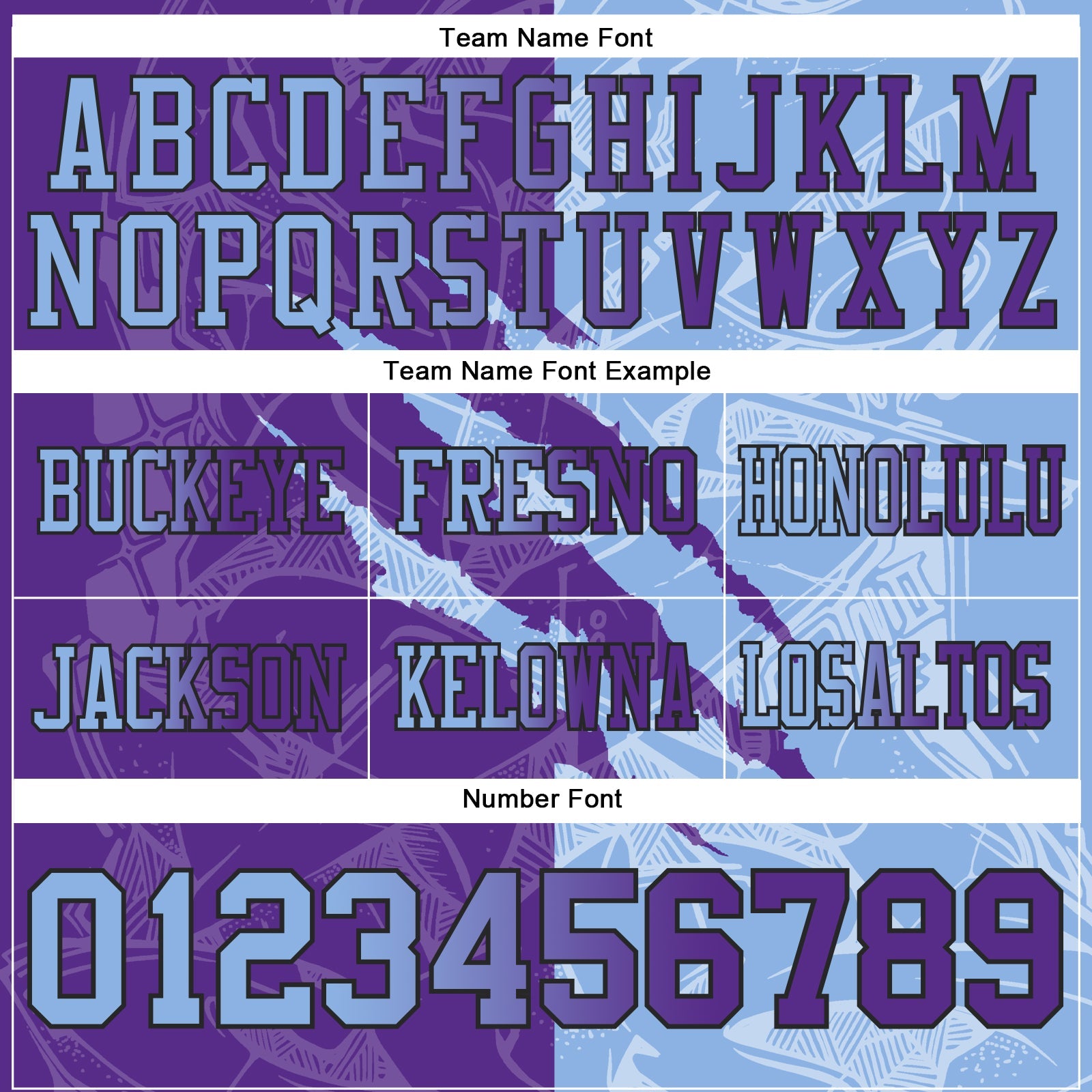 Custom Purple Light Blue-Black Mesh Authentic Gradient Fashion Scratch Football Jersey - Sky-Custom