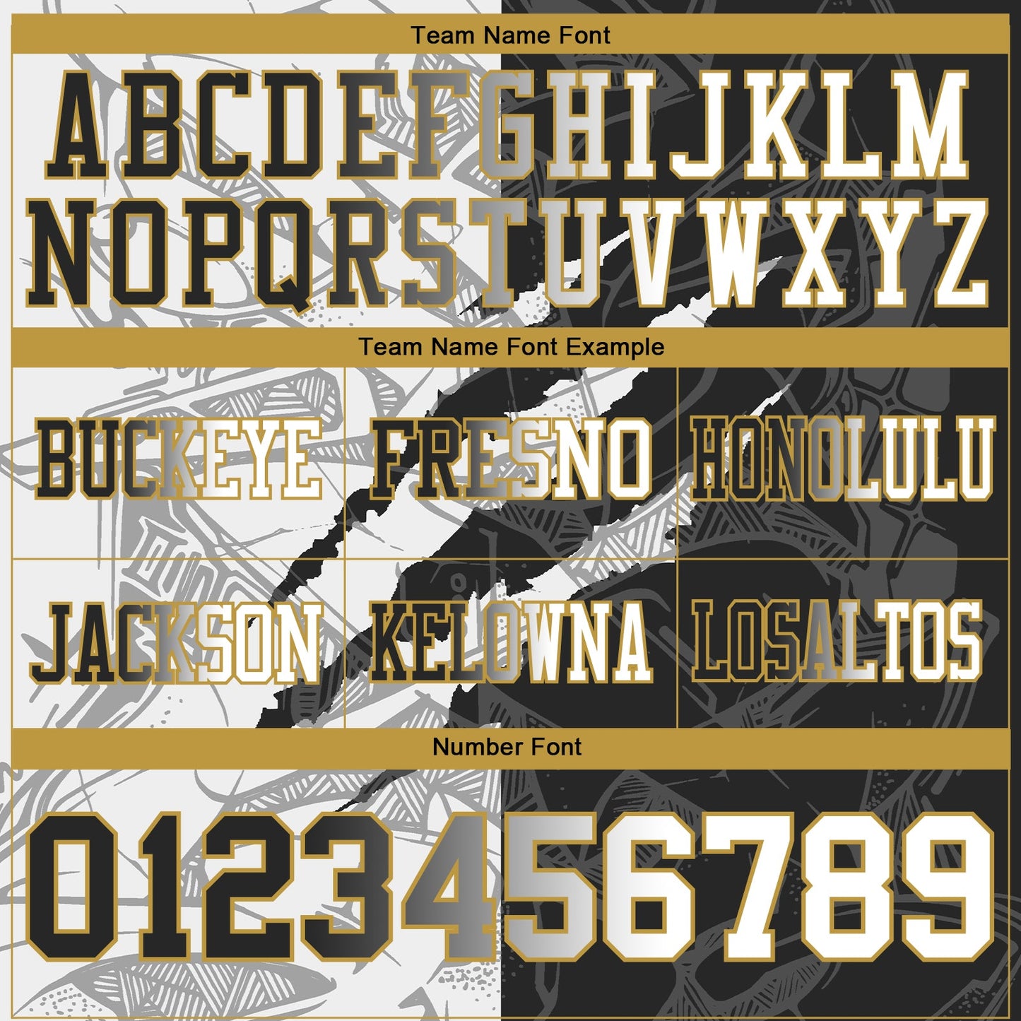 Custom Black White-Old Gold Mesh Authentic Gradient Fashion Scratch Football Jersey - Sky-Custom