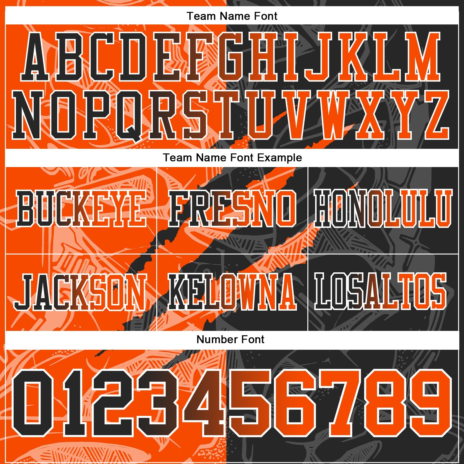 Custom Black Orange-White Mesh Authentic Gradient Fashion Scratch Football Jersey - Sky-Custom