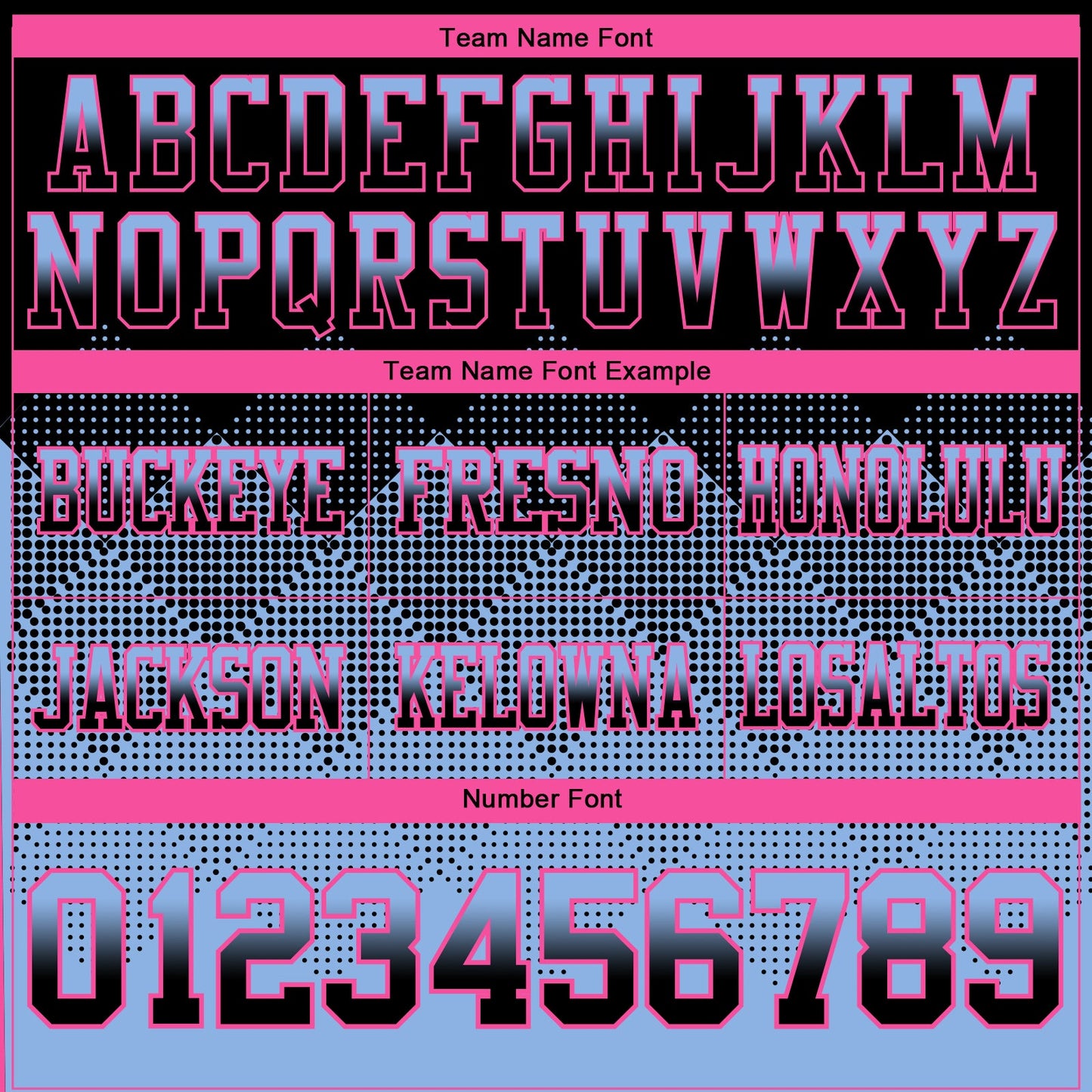 Custom Black Light Blue-Pink Mesh Authentic Gradient Square Shape Flag Football Jersey - Sky-Custom