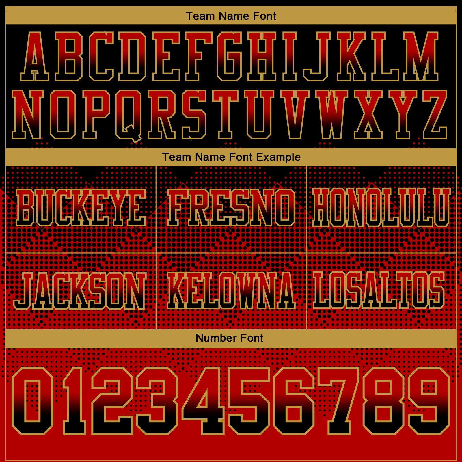 Custom Black Red-Old Gold Mesh Authentic Gradient Square Shape Flag Football Jersey - Sky-Custom