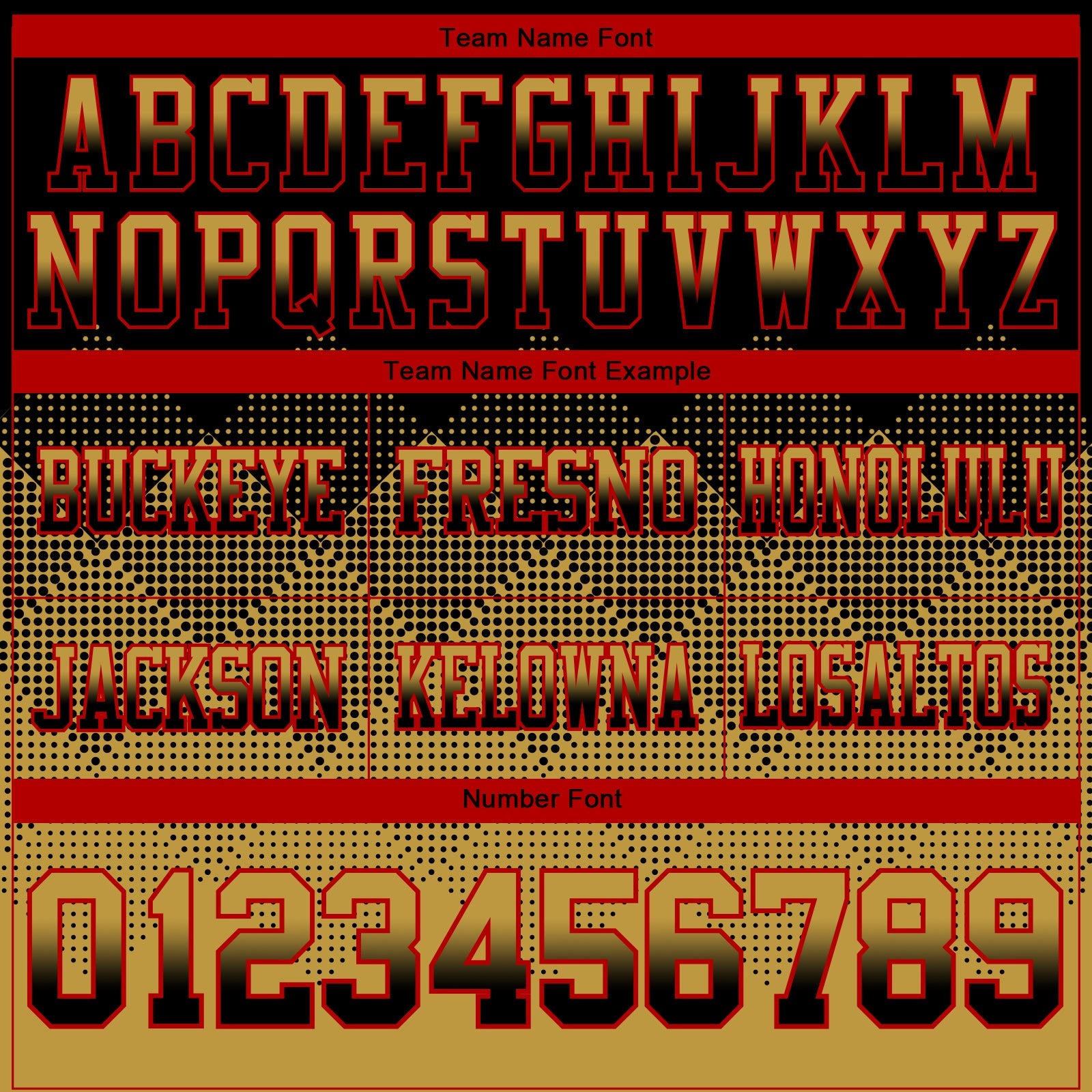 Custom Black Old Gold-Red Mesh Authentic Gradient Square Shape Flag Football Jersey - Sky-Custom