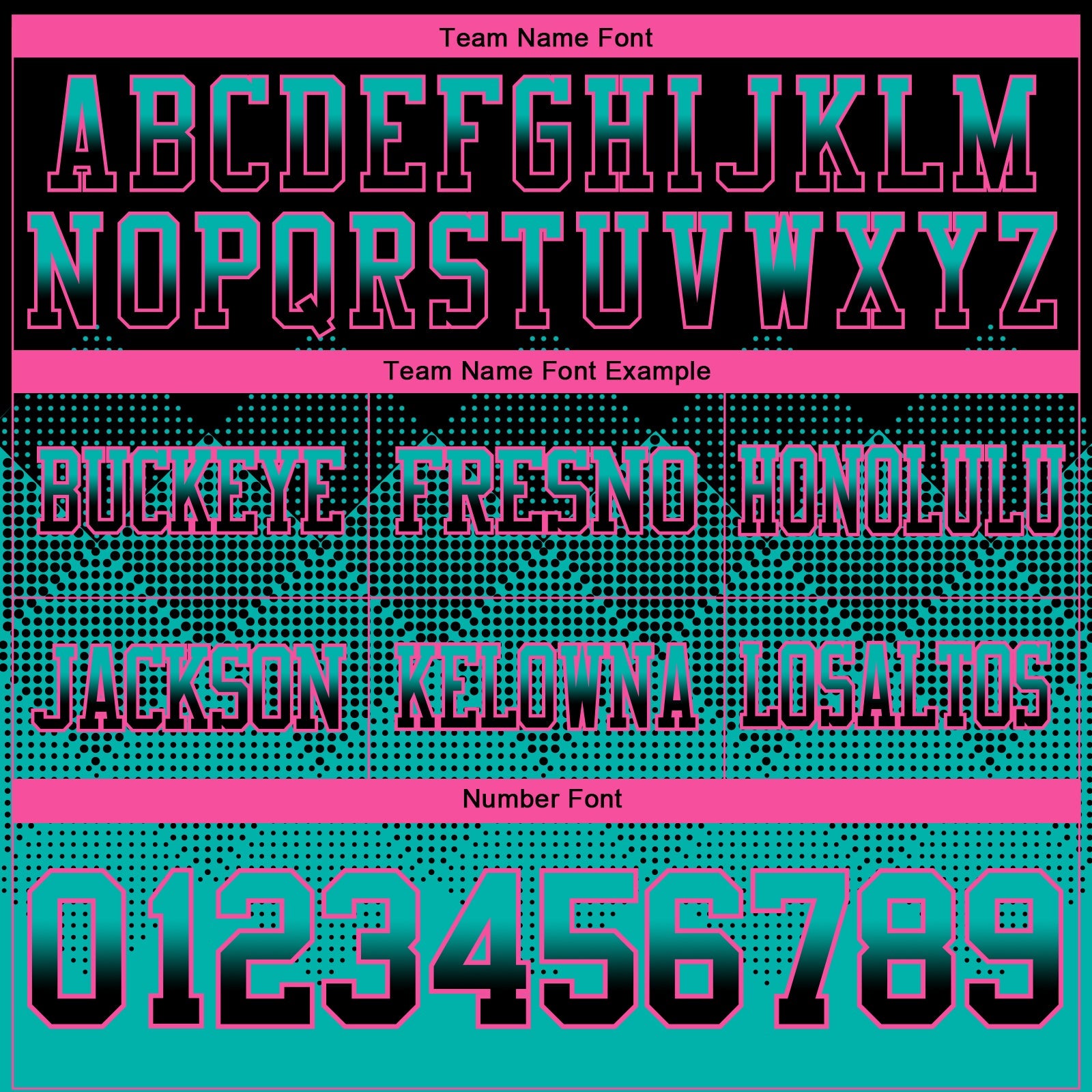 Custom Black Aqua-Pink Mesh Authentic Gradient Square Shape Flag Football Jersey - Sky-Custom