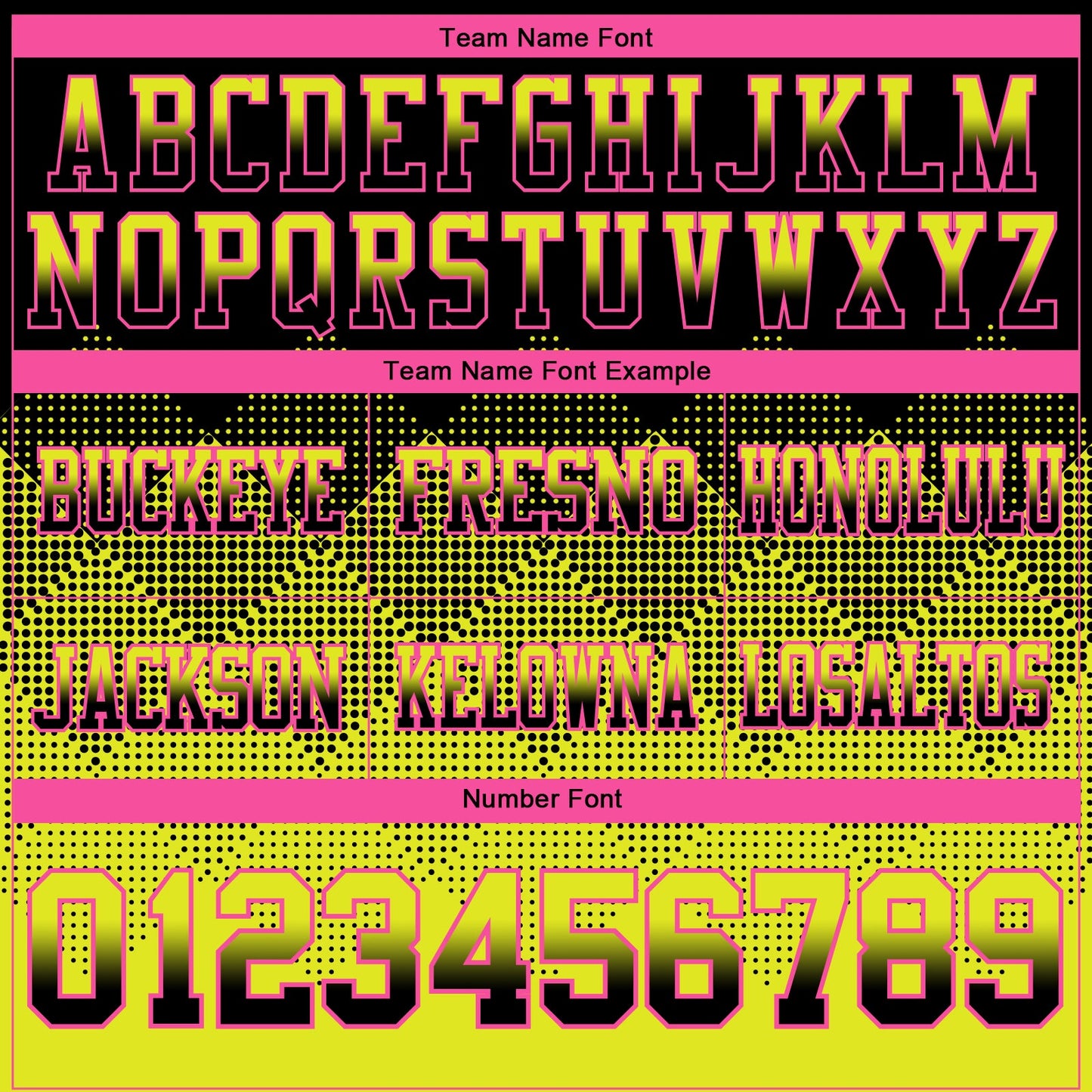 Custom Black Neon Yellow-Pink Mesh Authentic Gradient Square Shape Flag Football Jersey - Sky-Custom