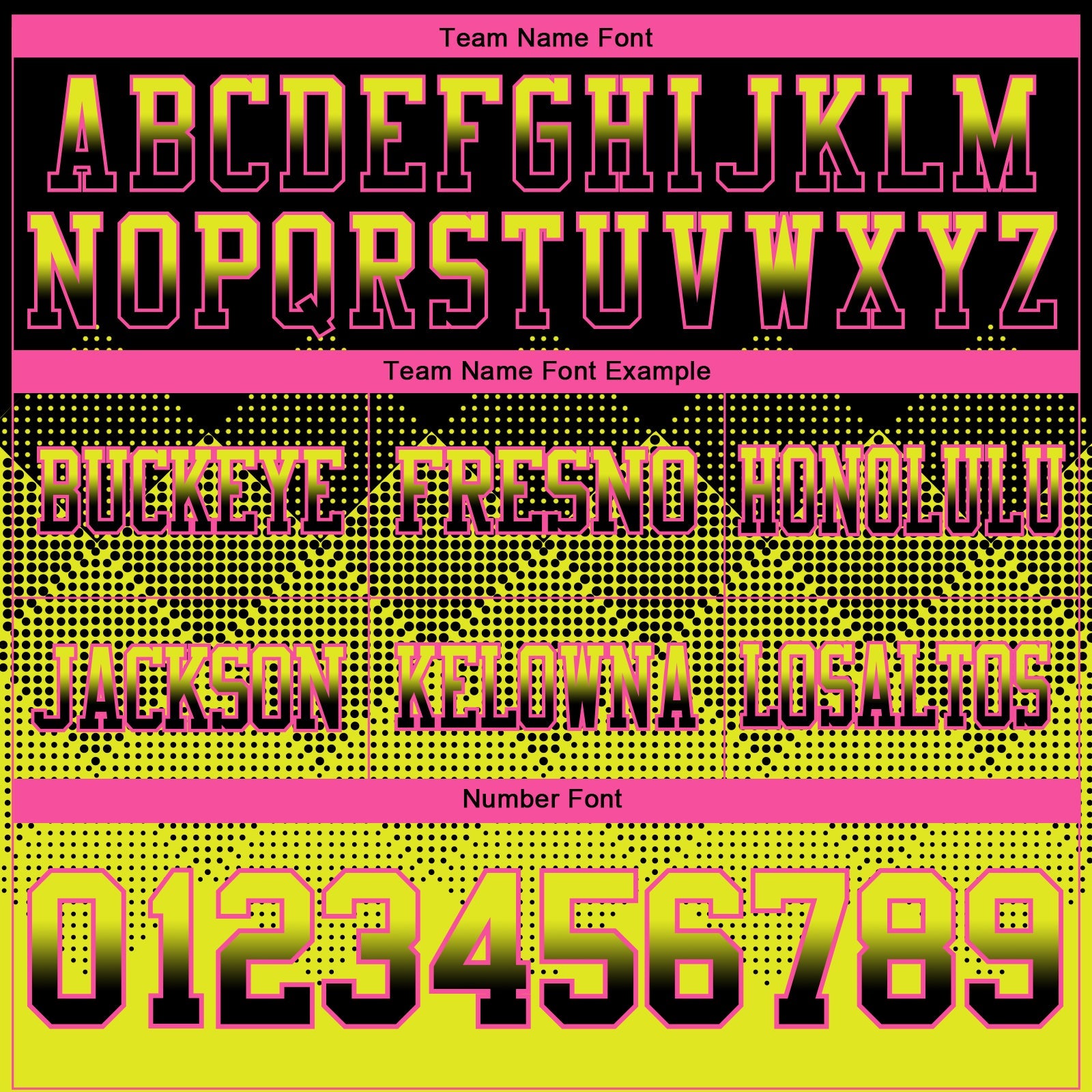 Custom Black Neon Yellow-Pink Mesh Authentic Gradient Square Shape Flag Football Jersey - Sky-Custom