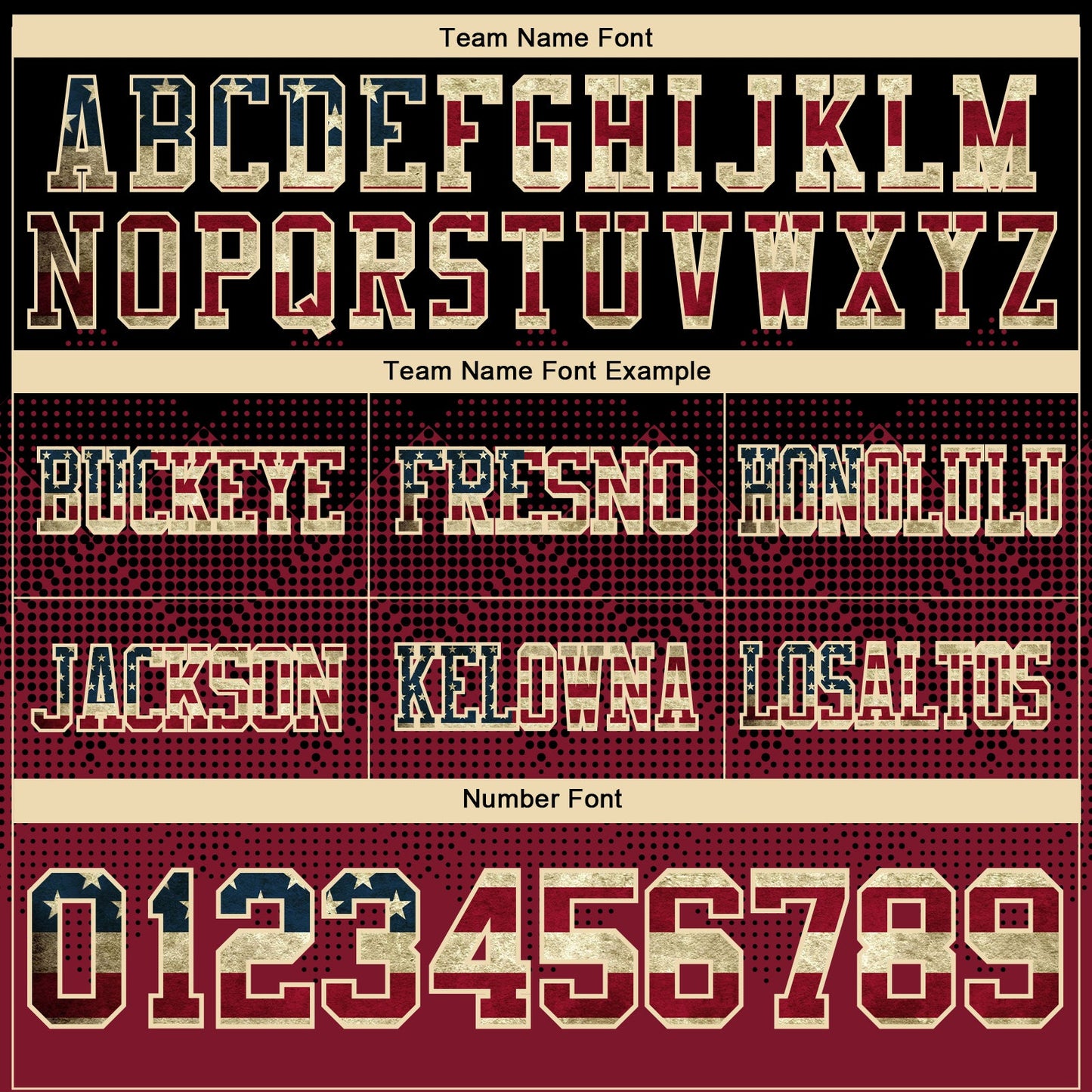 Custom Black Vintage USA Flag Crimson-Cream Mesh Authentic Gradient Square Shape Flag Football Jersey - Sky-Custom