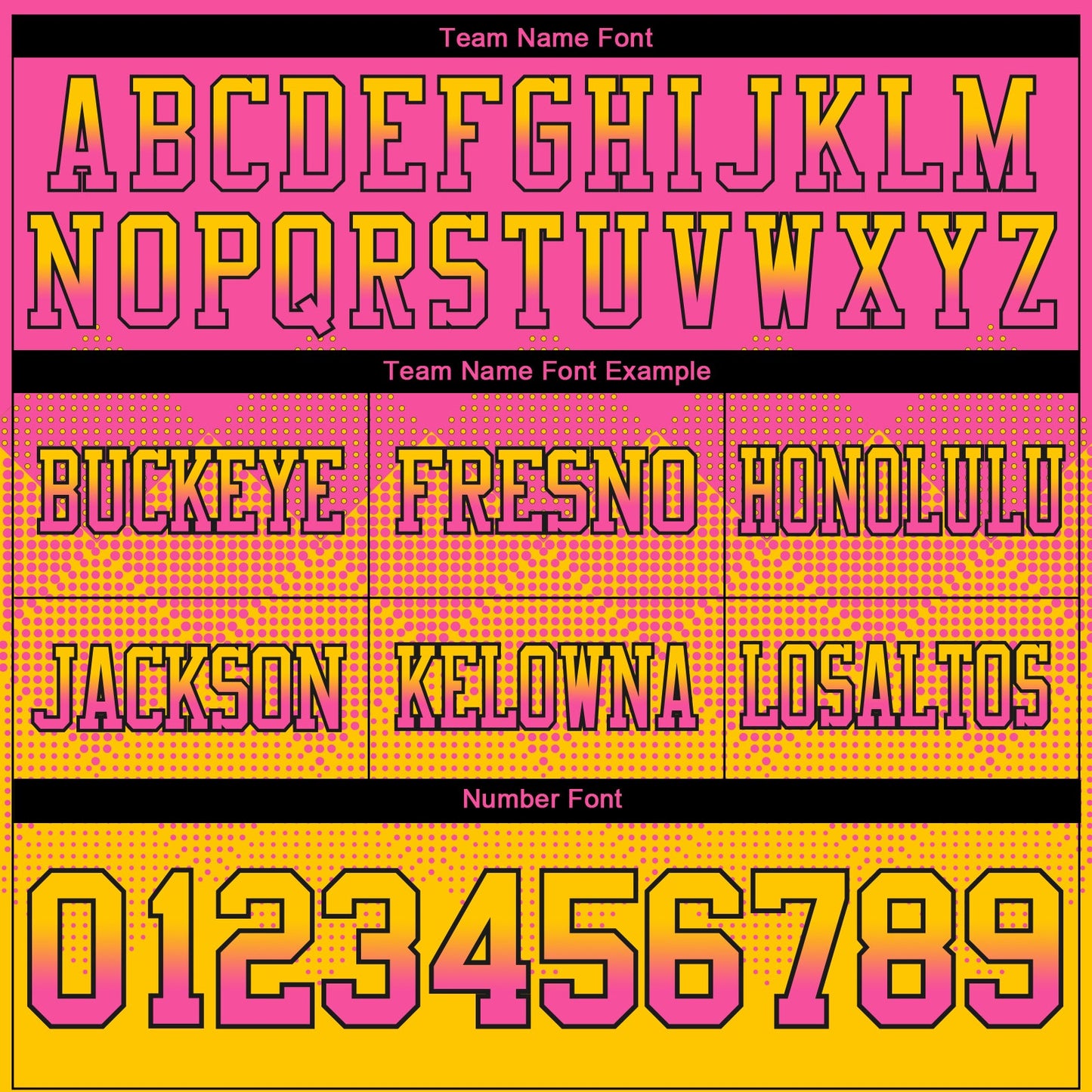 Custom Pink Yellow-Black Mesh Authentic Gradient Square Shape Flag Football Jersey - Sky-Custom