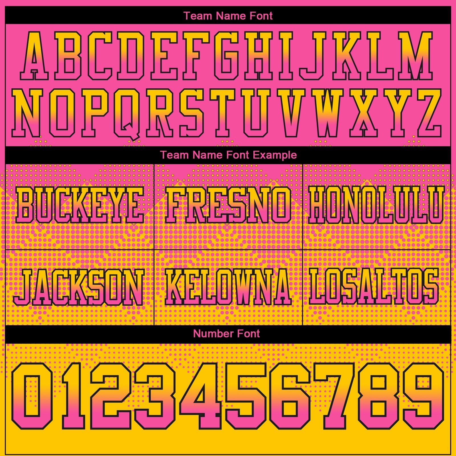 Custom Pink Yellow-Black Mesh Authentic Gradient Square Shape Flag Football Jersey - Sky-Custom