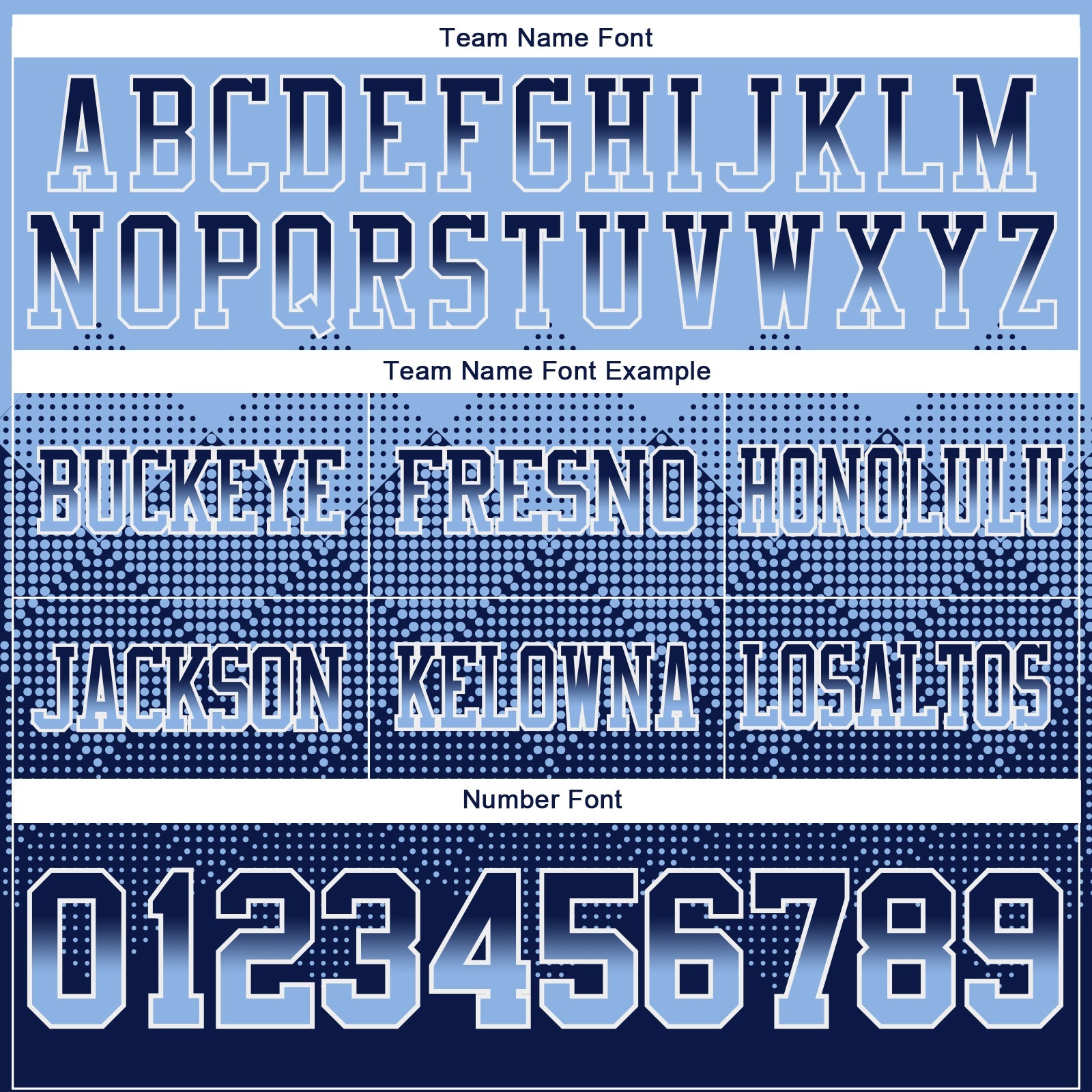 Custom Light Blue Navy-White Mesh Authentic Gradient Square Shape Flag Football Jersey - Sky-Custom