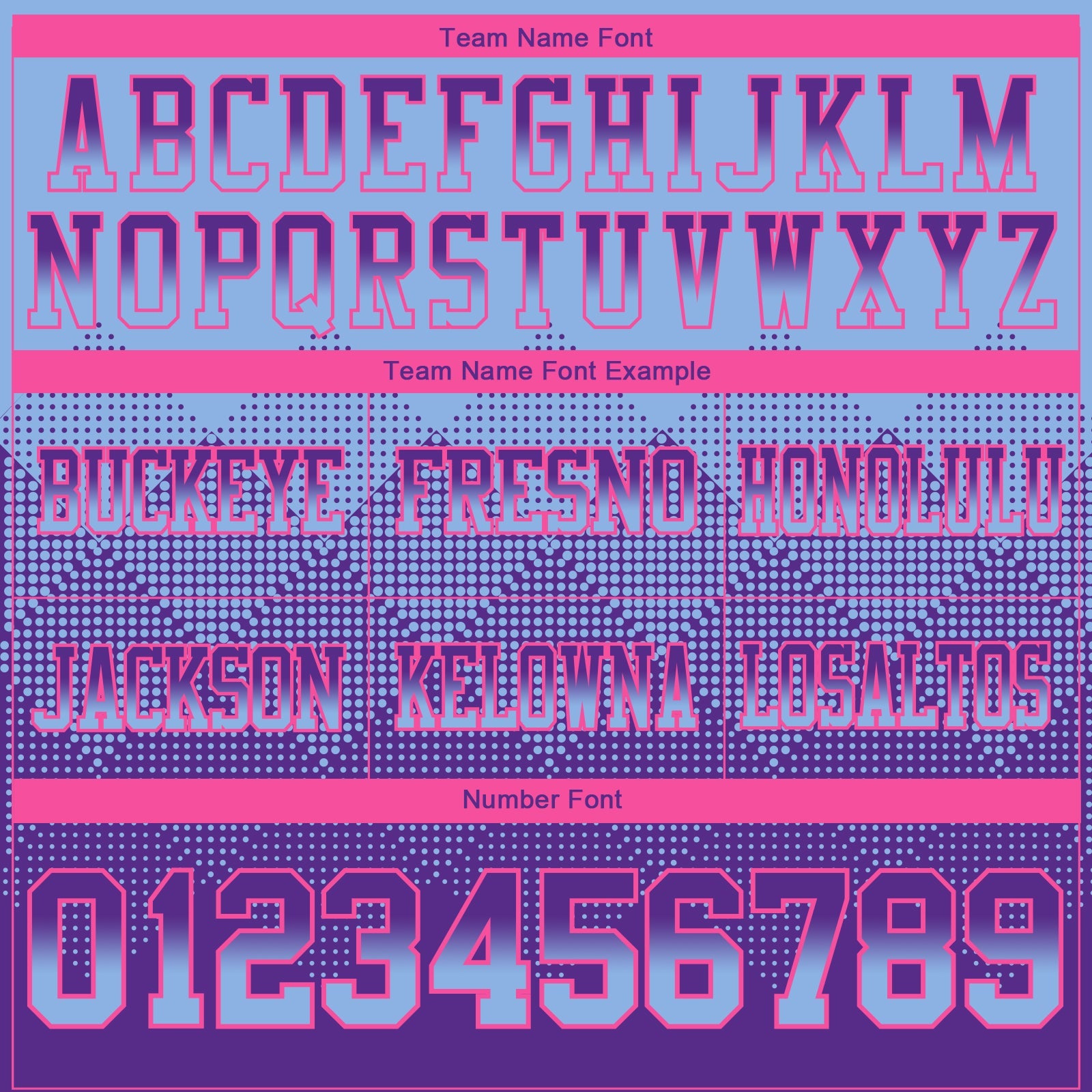 Custom Light Blue Purple-Pink Mesh Authentic Gradient Square Shape Flag Football Jersey - Sky-Custom