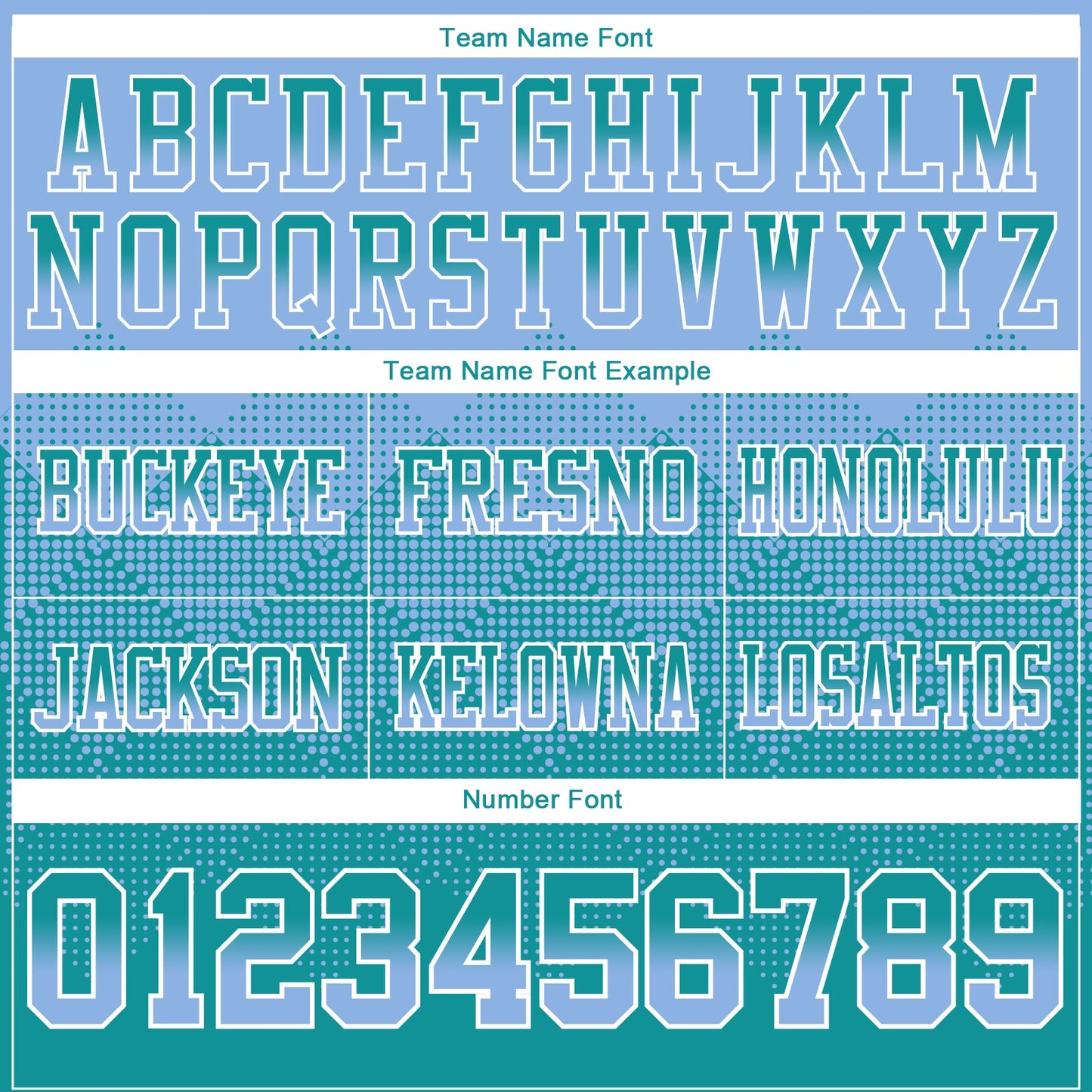 Custom Light Blue Teal-White Mesh Authentic Gradient Square Shape Flag Football Jersey - Sky-Custom