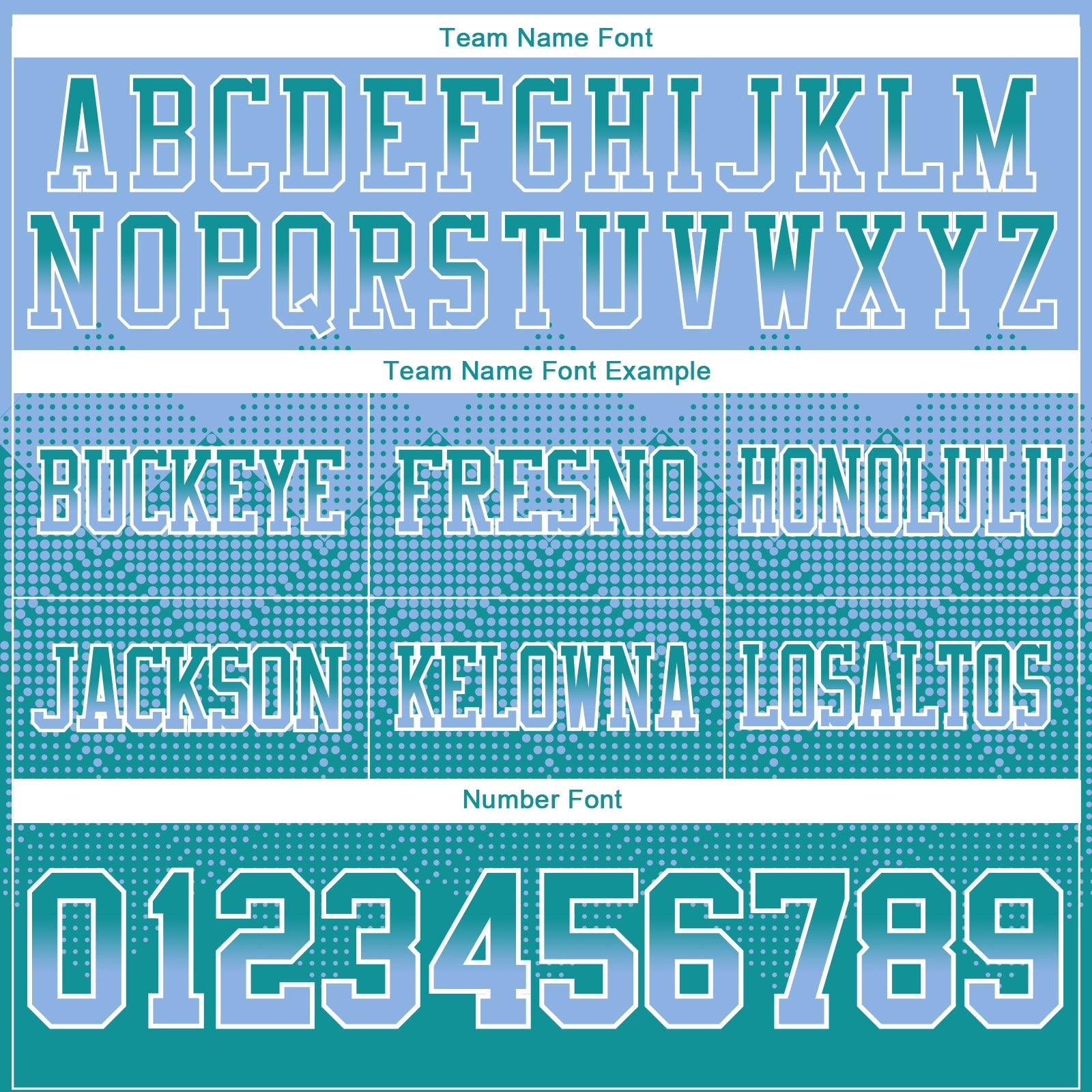 Custom Light Blue Teal-White Mesh Authentic Gradient Square Shape Flag Football Jersey - Sky-Custom