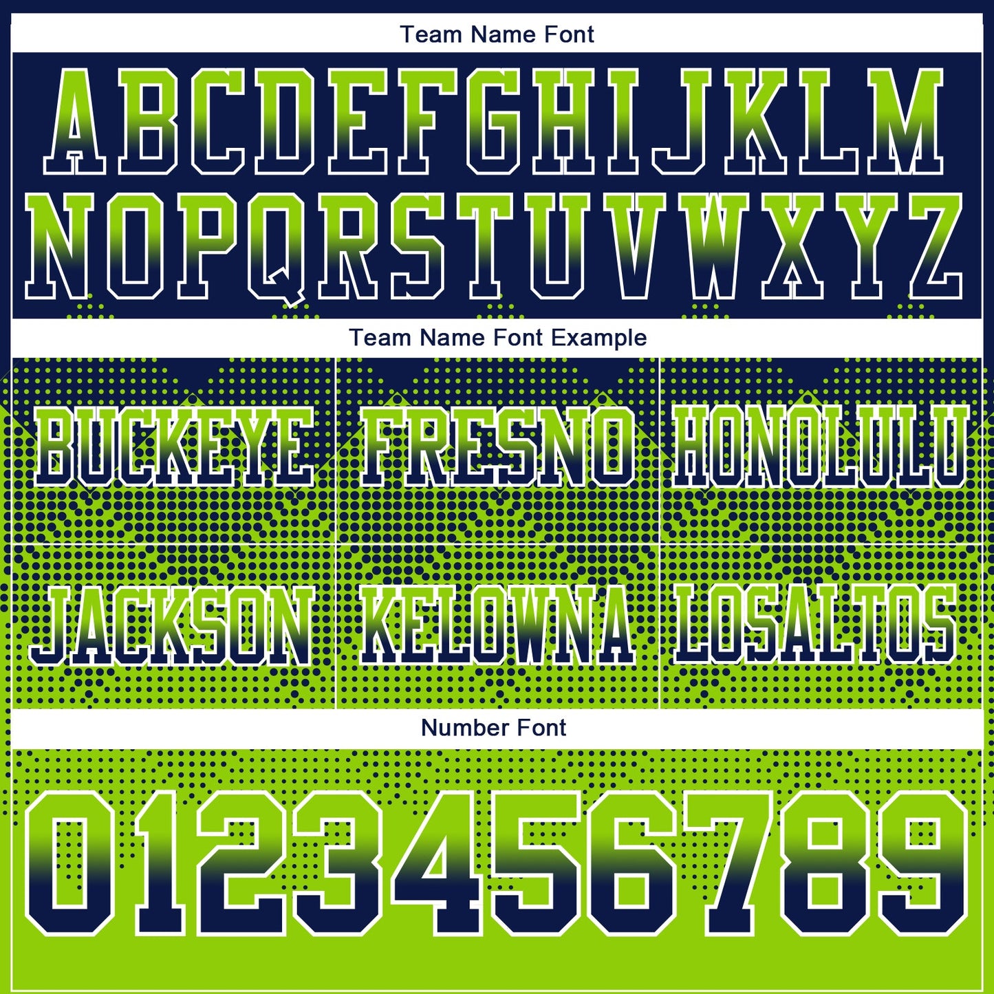 Custom Navy Neon Green-White Mesh Authentic Gradient Square Shape Flag Football Jersey - Sky-Custom